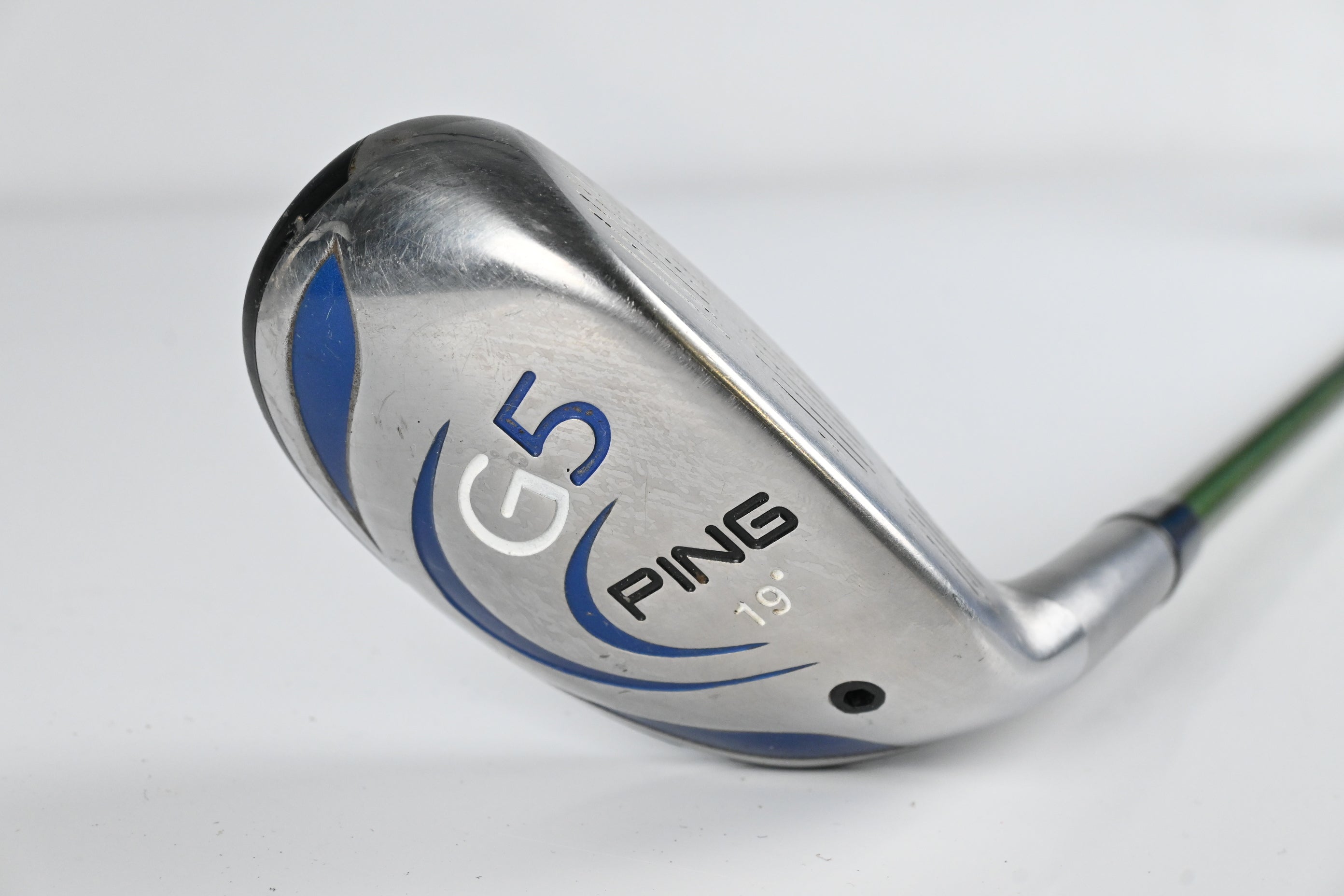 Ping G5 #3 Hybrid / 19 Degree / Stiff Flex Aldila NV Green 85 Shaft