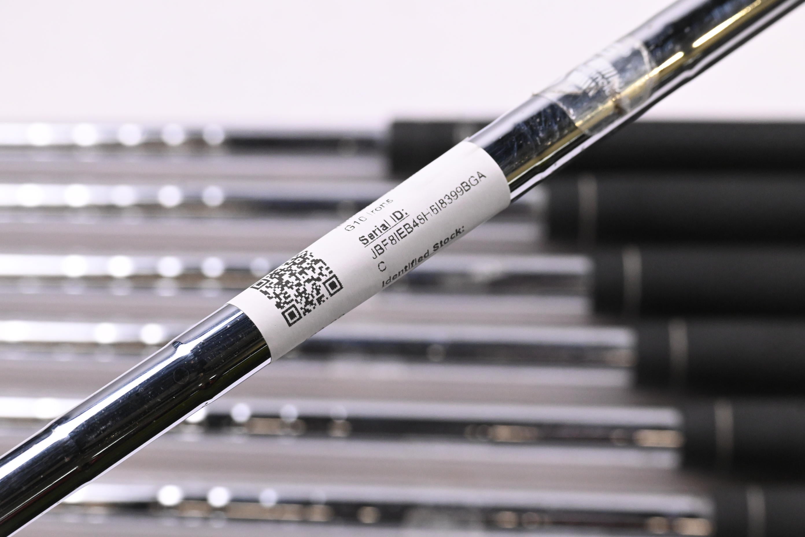 Ping G10 Irons / 4-PW+LW / White Dot / Stiff Flex Ping AWT Shafts