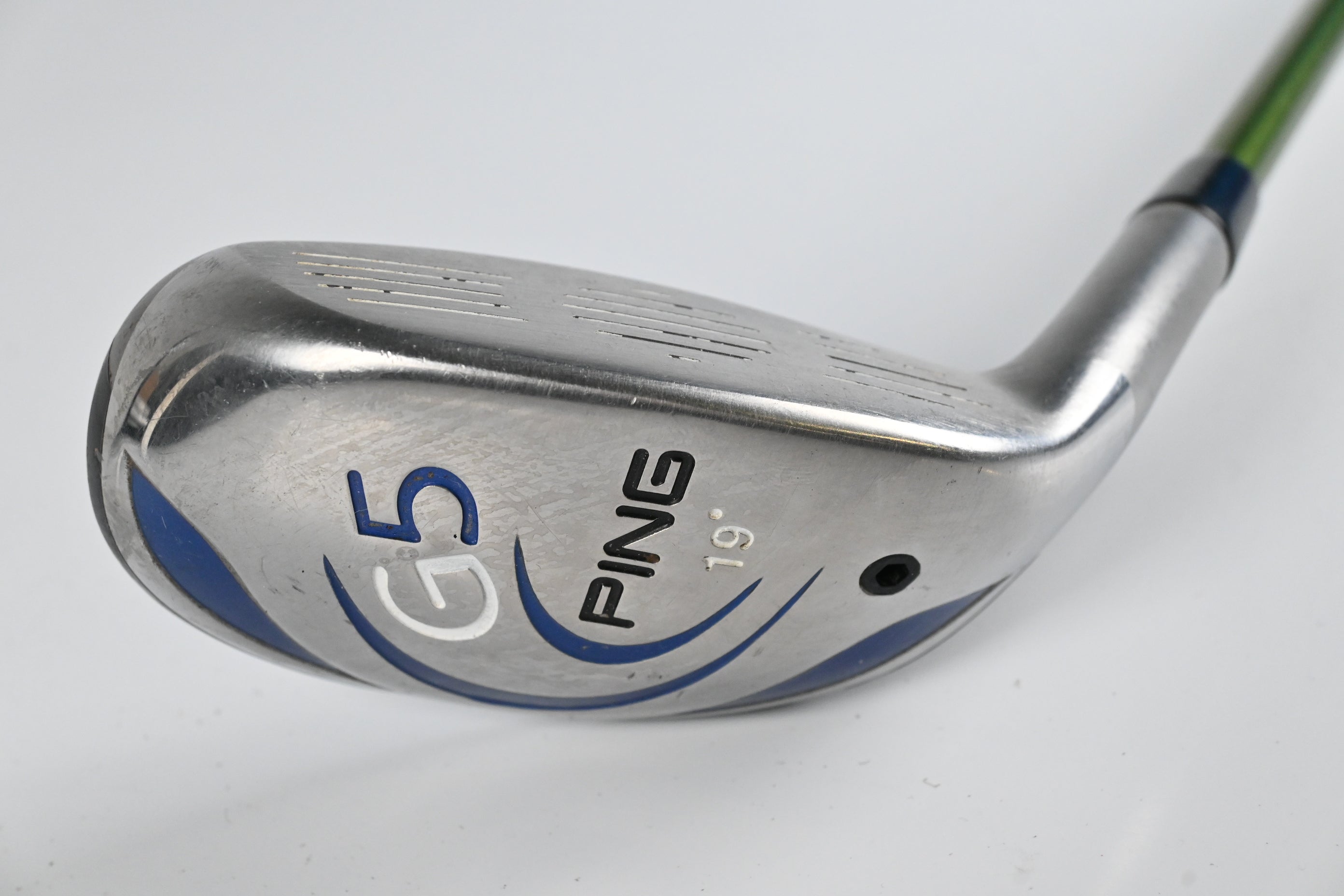 Ping G5 #3 Hybrid / 19 Degree / Stiff Flex Aldila NV Green 85 Shaft