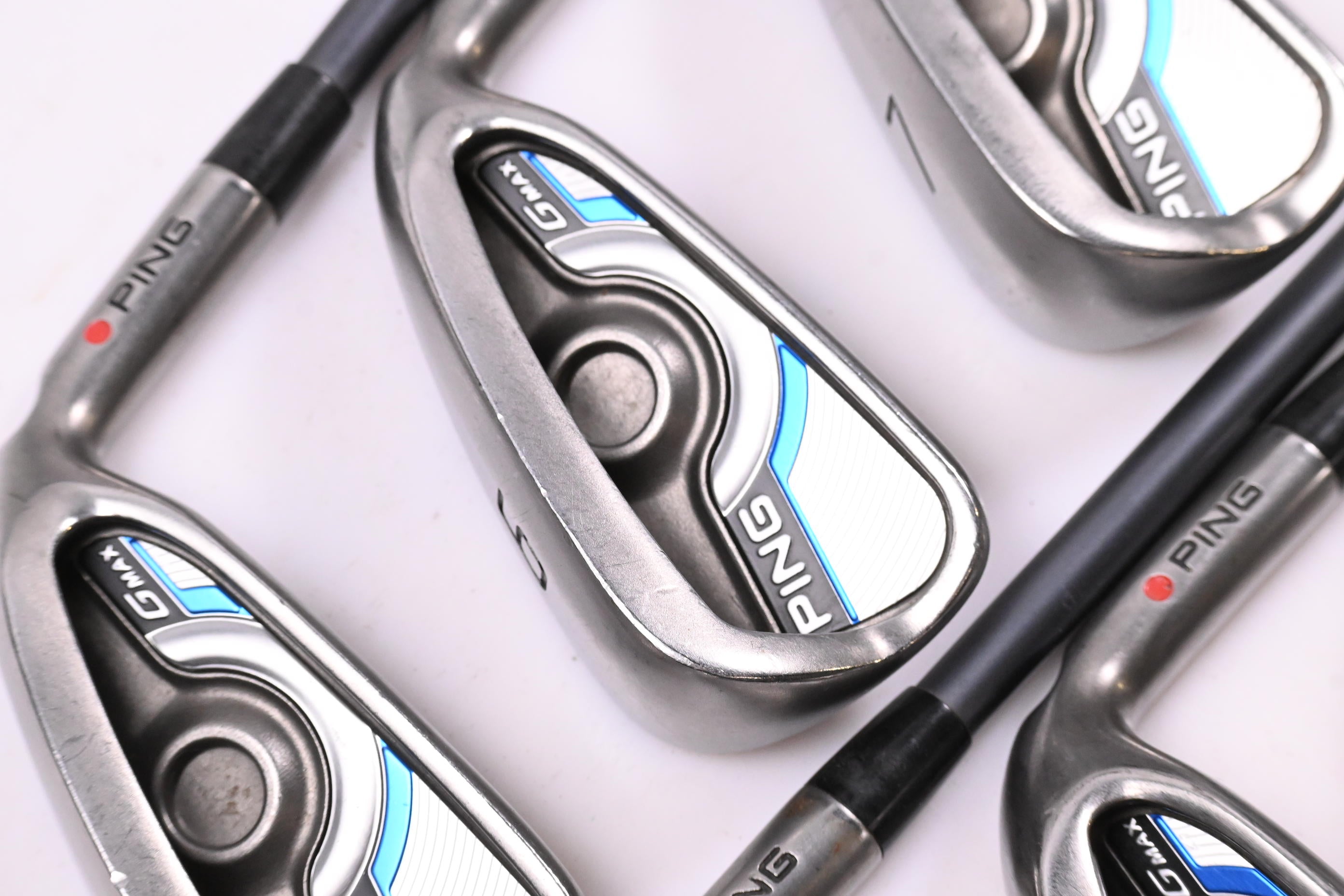 Ping GMax Irons / 5-PW / Red Dot / Regular Flex Ping CFS 70 Shafts