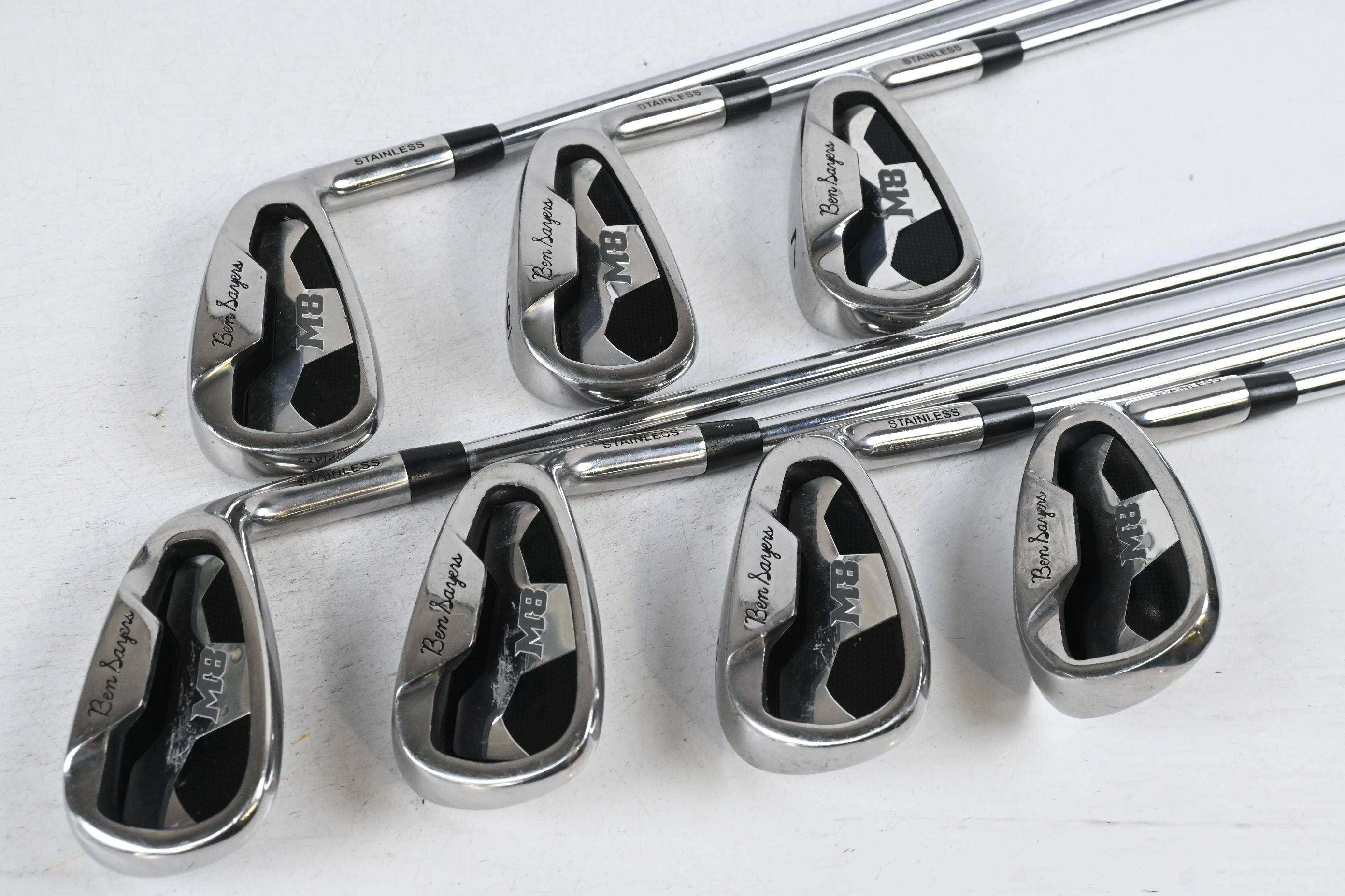 Ben Sayers M8 Irons / 5-PW+SW / Regular Flex Steel Shafts