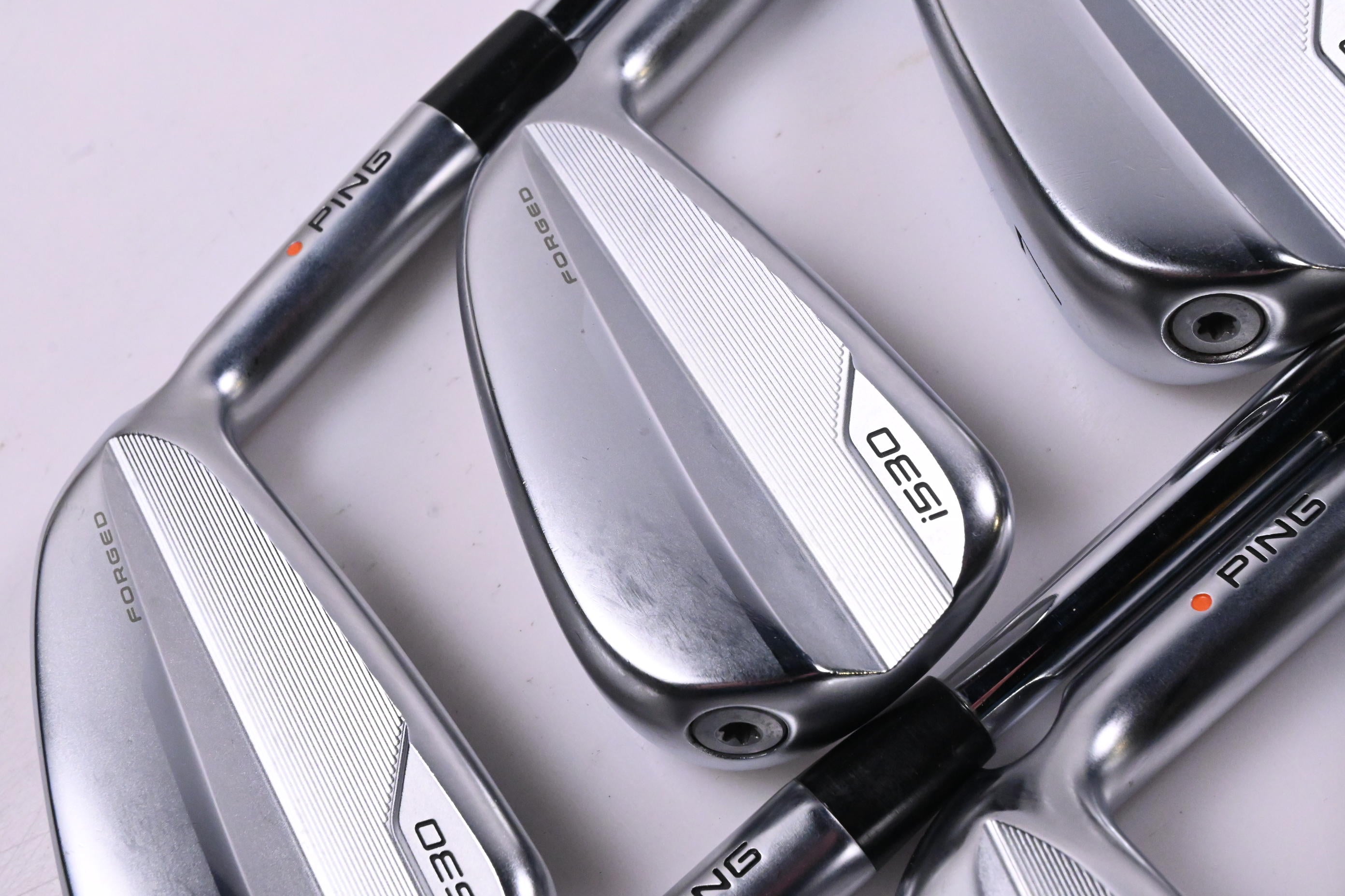 Ping i530 Irons / 5-PW / Orange Dot / Stiff Flex Dynamic Gold 120 S300 Shafts