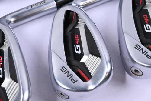 Ping G410 Irons / 6-PW+SW / Blue Dot / Regular Flex True Temper XP 95 Shafts