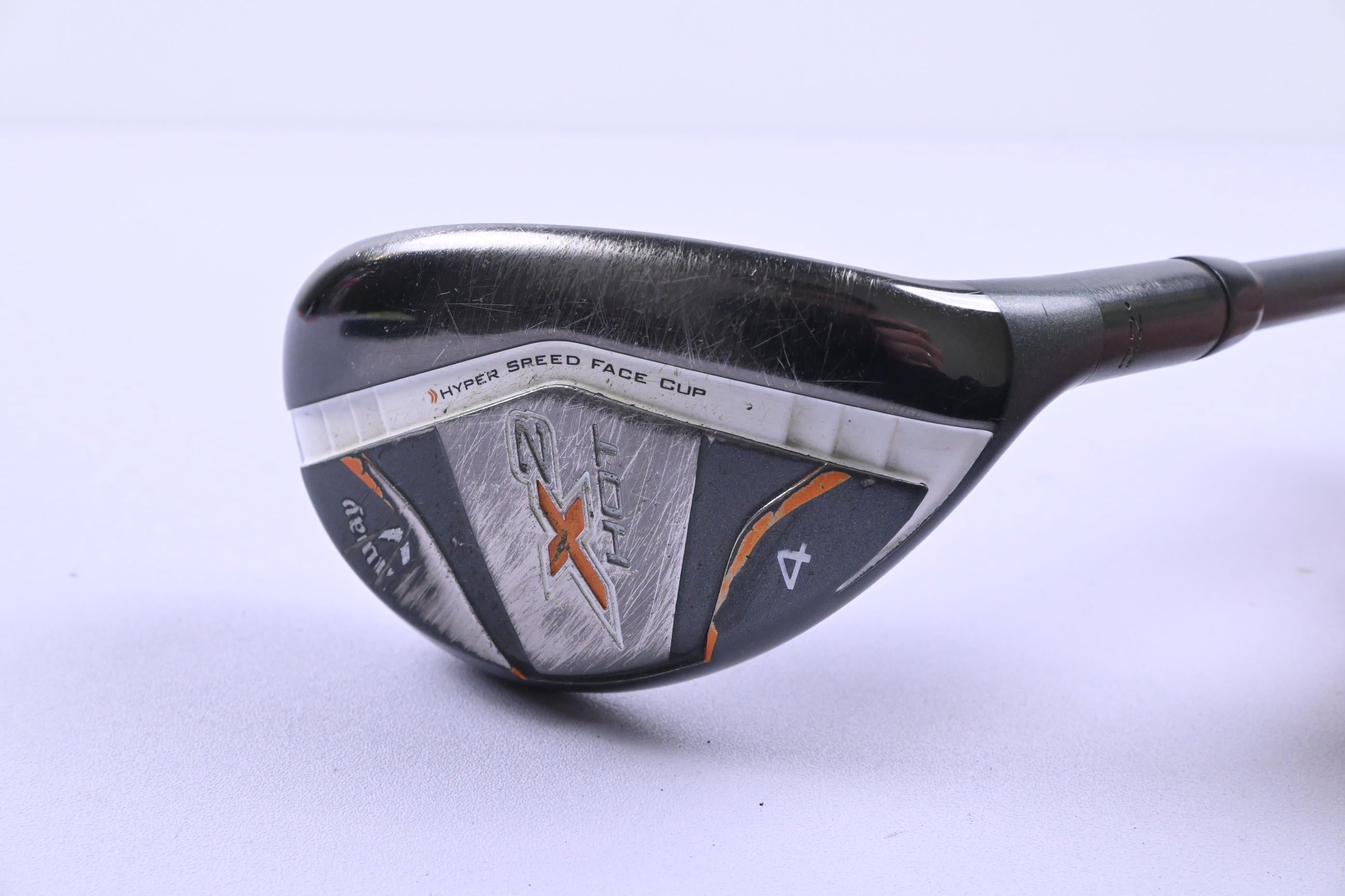 Callaway X2 Hot #4 Hybrid / 22 Degre / Stiff Flex Aldila Tour Blue 65 Shaft