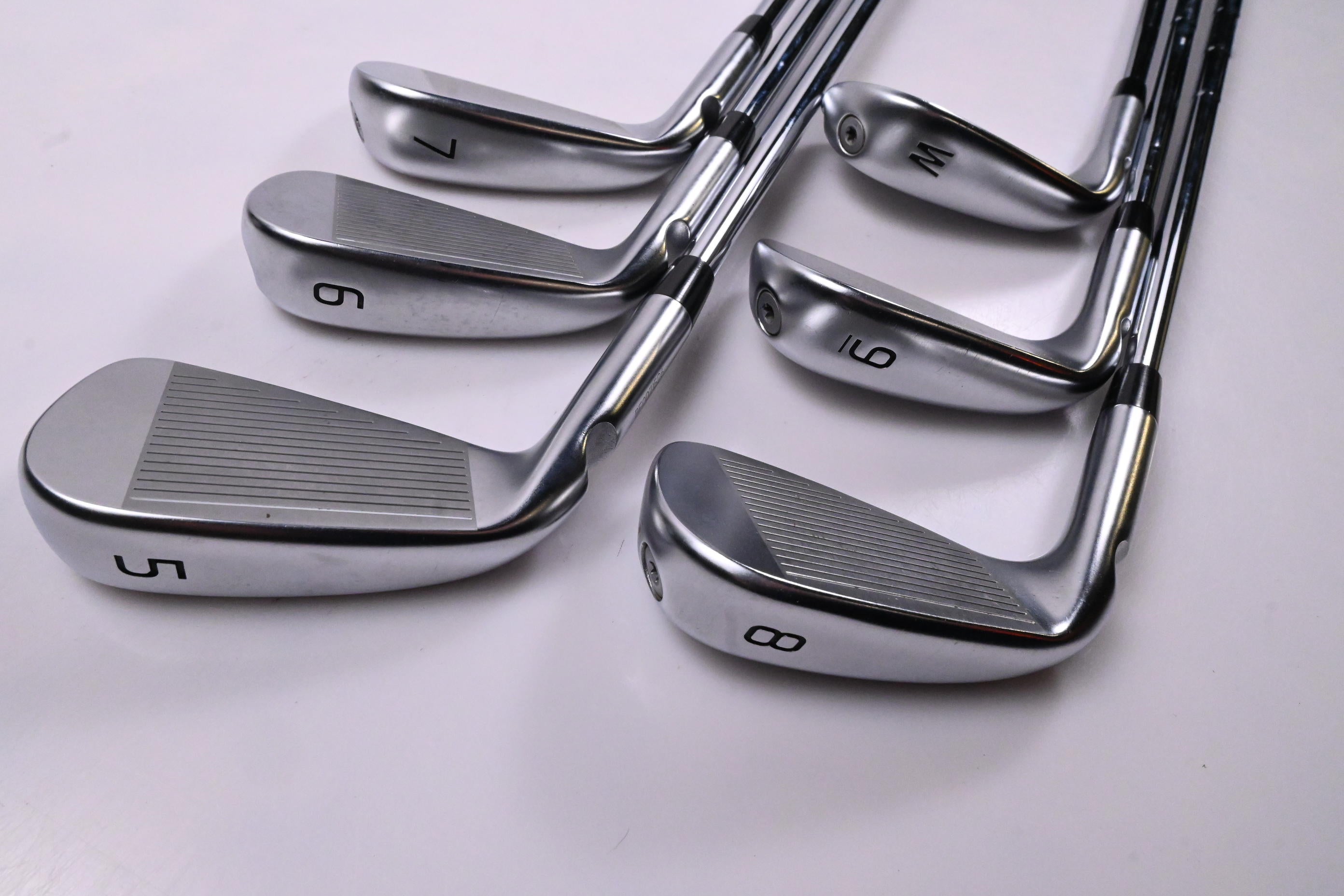 Ping i530 Irons / 5-PW / Orange Dot / Stiff Flex Dynamic Gold 120 S300 Shafts