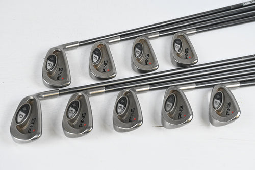 Ping i3+ Irons / 3-PW+SW / Red Dot / Regular Flex Ping i3+ Shafts