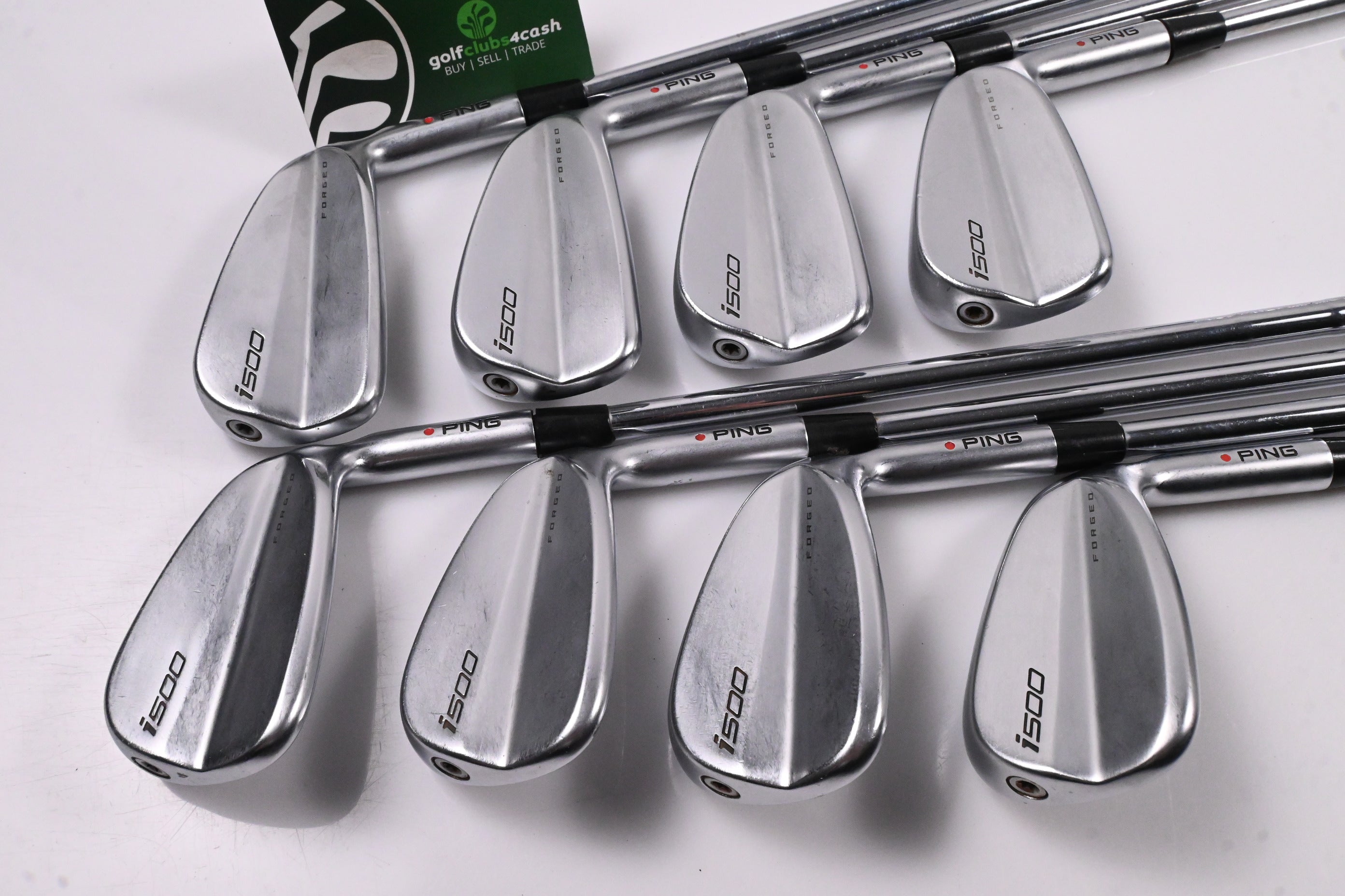 Ping i500 Irons / 4-PW+UW / Orange Dot / Stiff Flex N.S.PRO Modus 3 Tour 105
