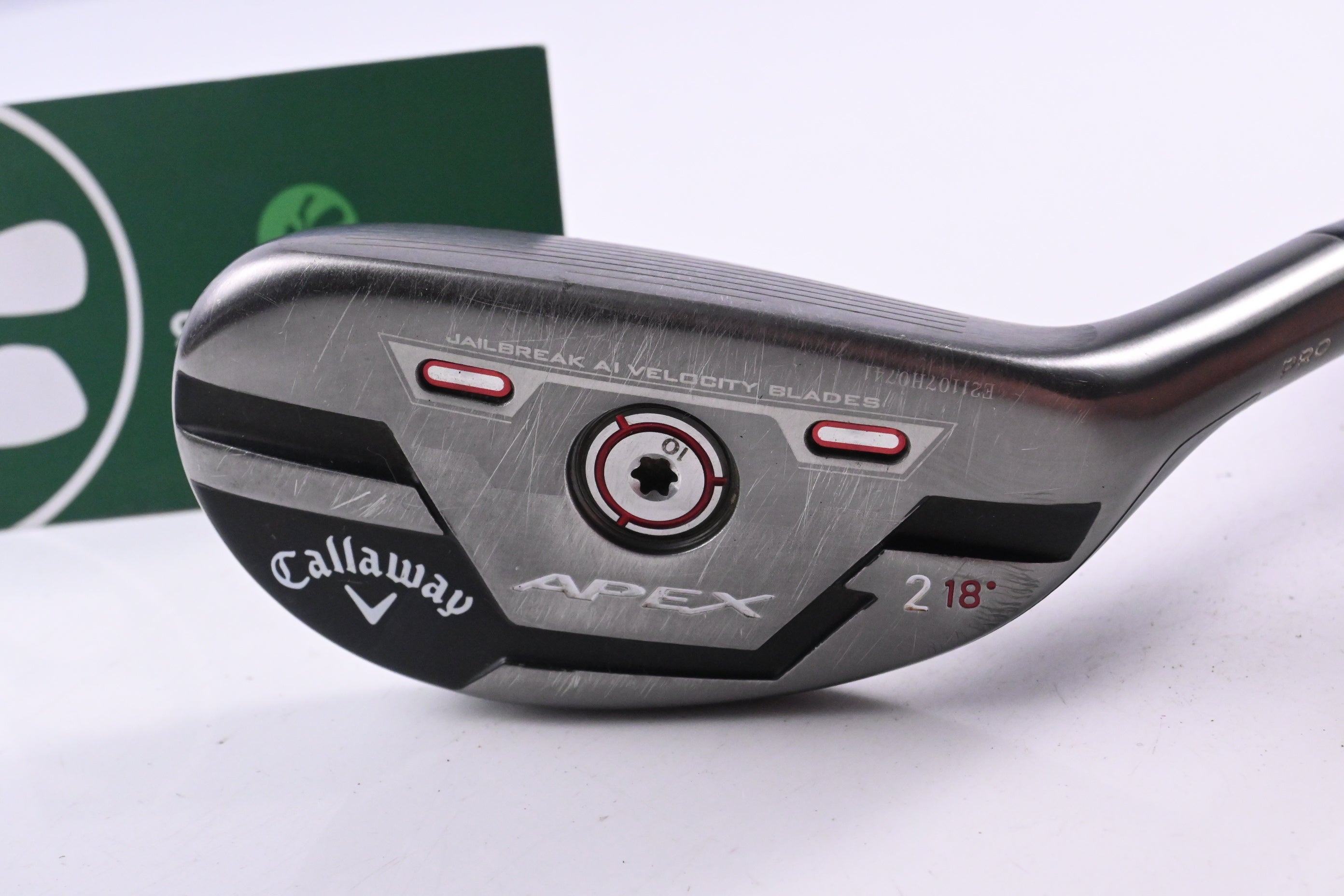 Callaway Apex Pro 21 #2 Hybrid / 18 Degree / Stiff Flex MMT 80 Shaft