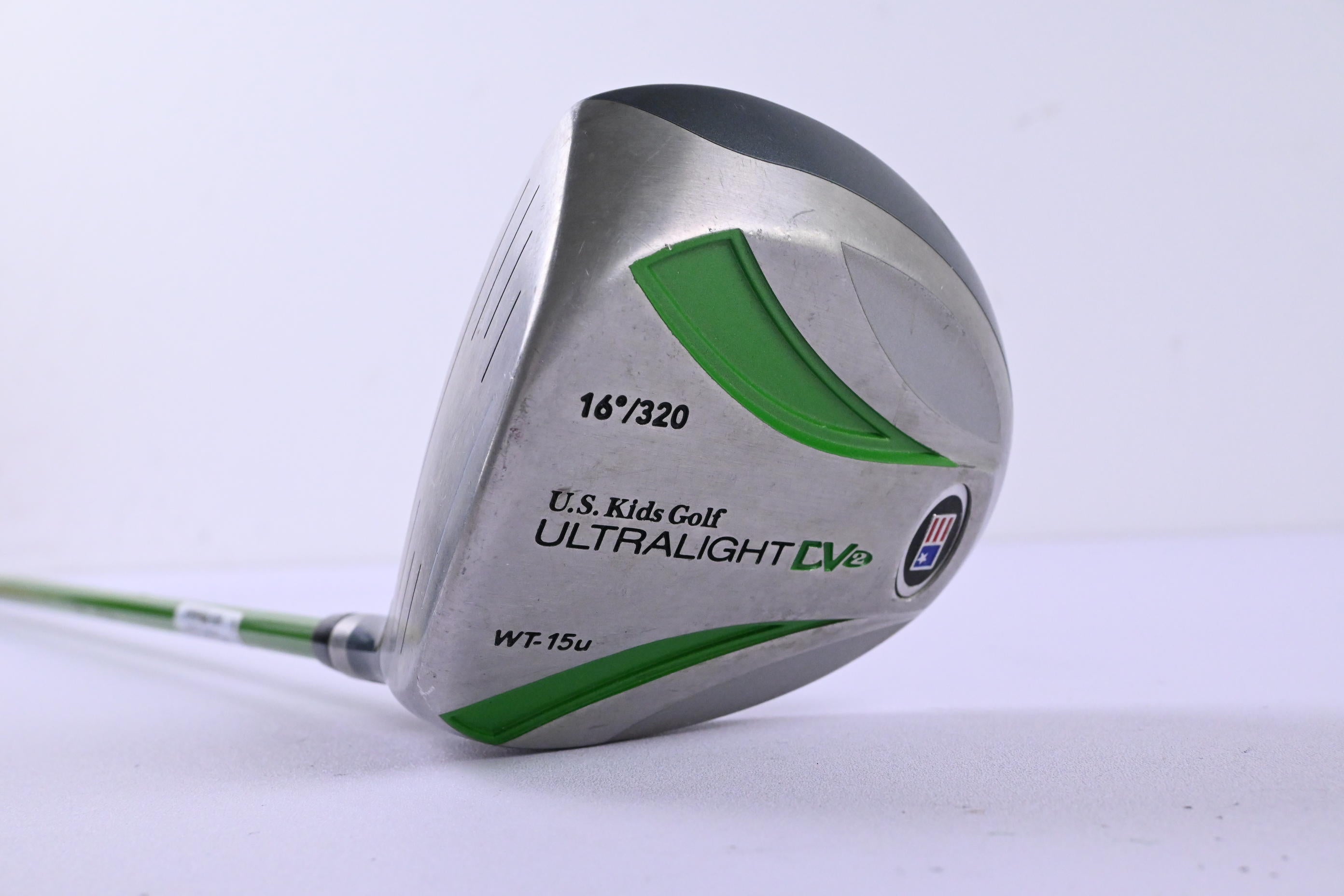 Left Hand U.S Kids Golf Ultralight DV2 Driver / 16 Degree / Junior Flex WT-15