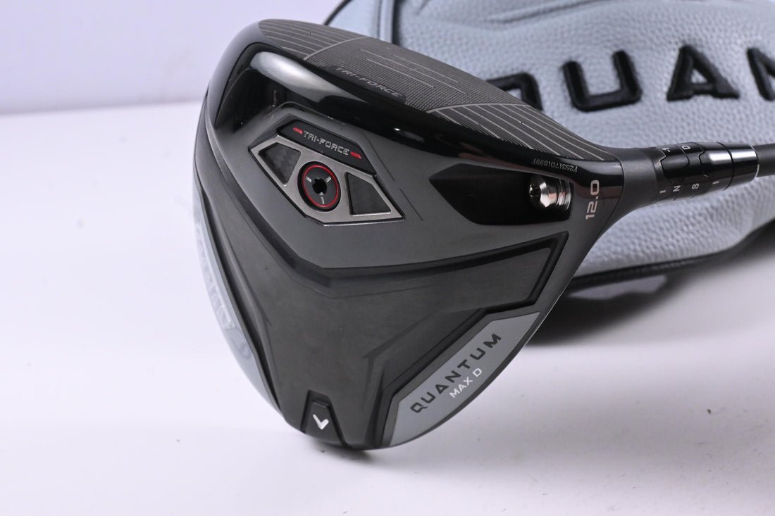 Callaway Quantum Max D Driver / 12 Degree / Regular Flex Vanquish 4 Shaft