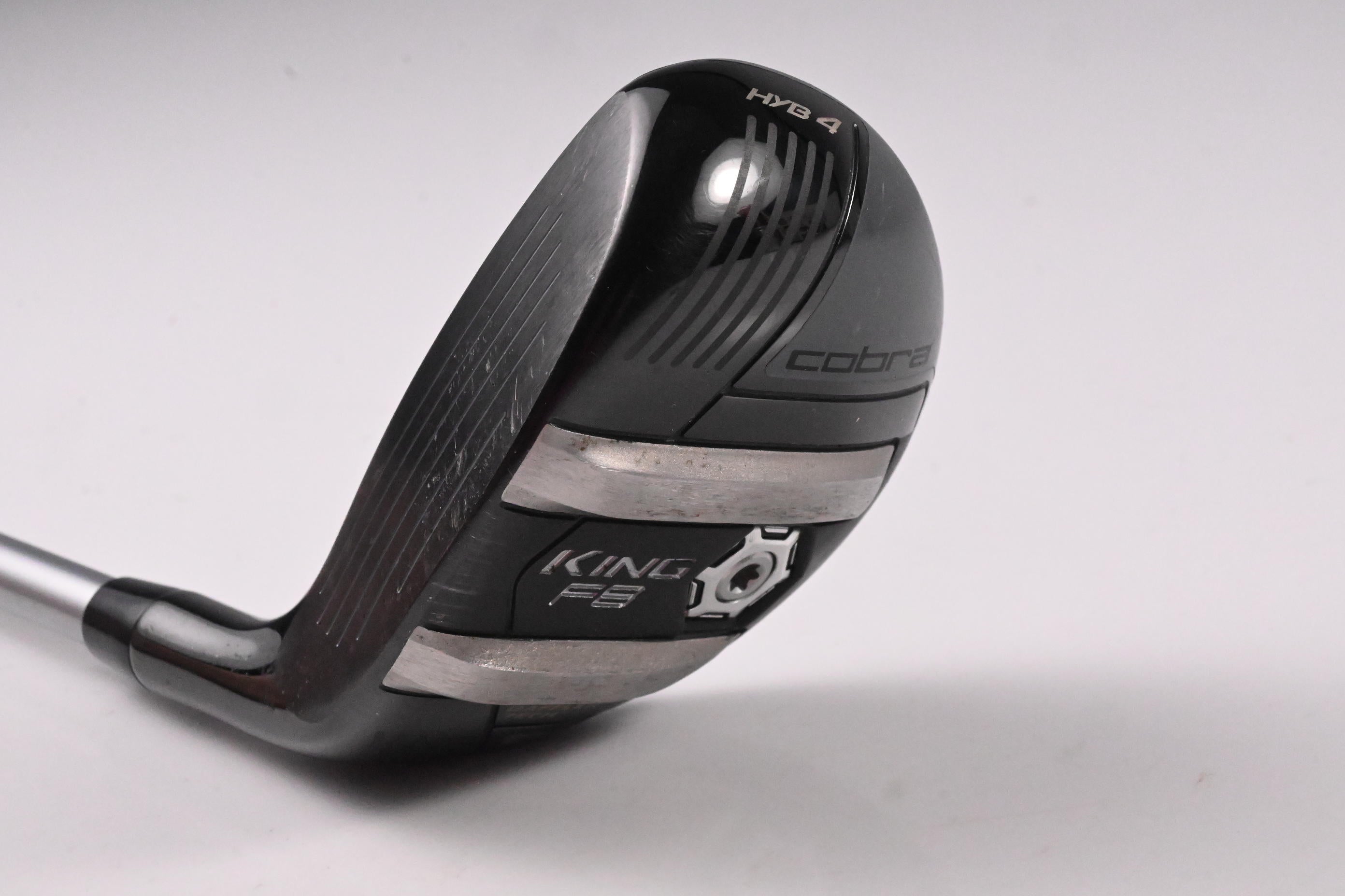 Left Hand Cobra King F8 #4 Hybrid / 22 Degree / Regular Flex Aldila Rogue Pro 75 Shaft