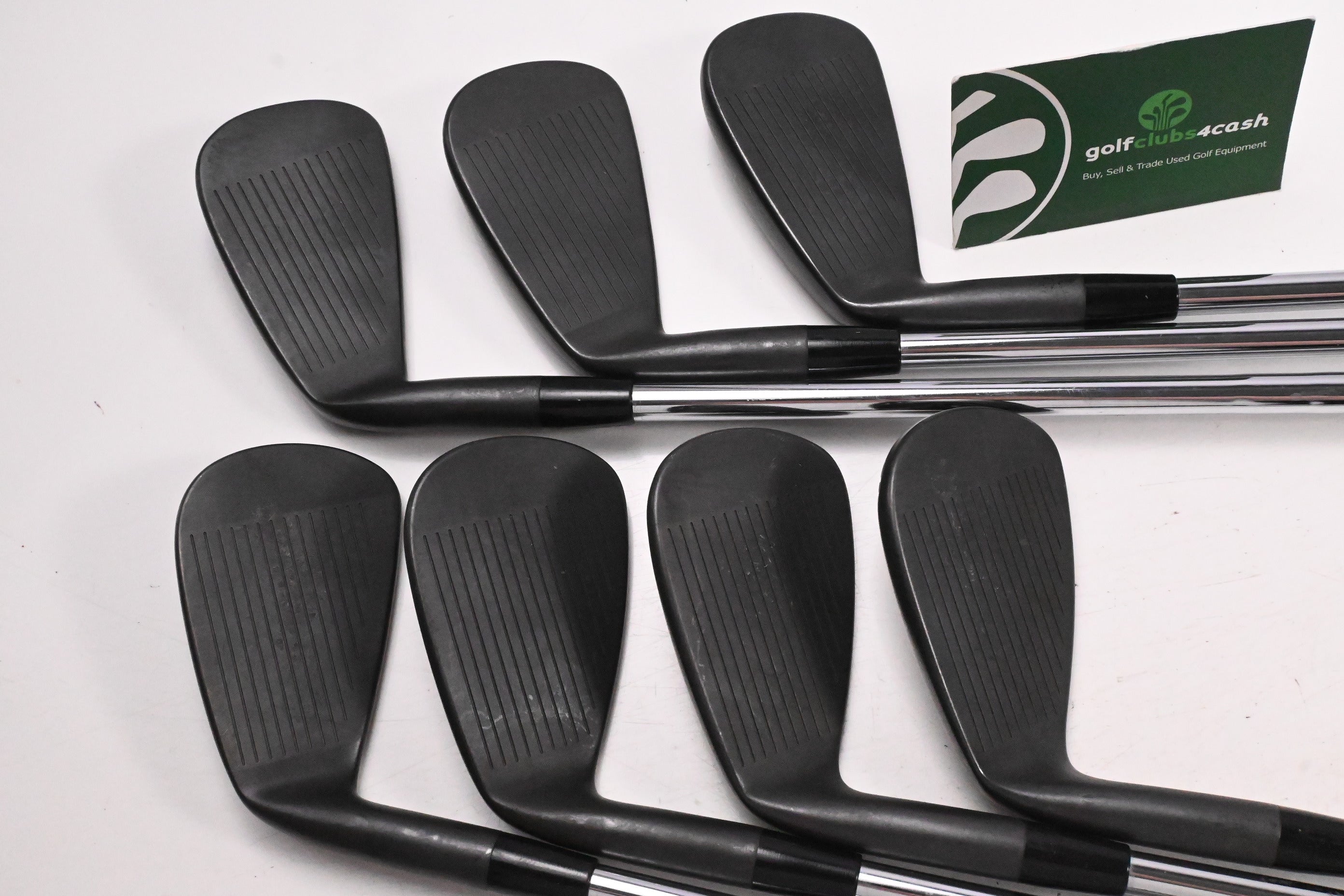Cobra King Forged Tec 2023 Black Irons / 4-PW / Stiff Flex KBS $-Taper Lite