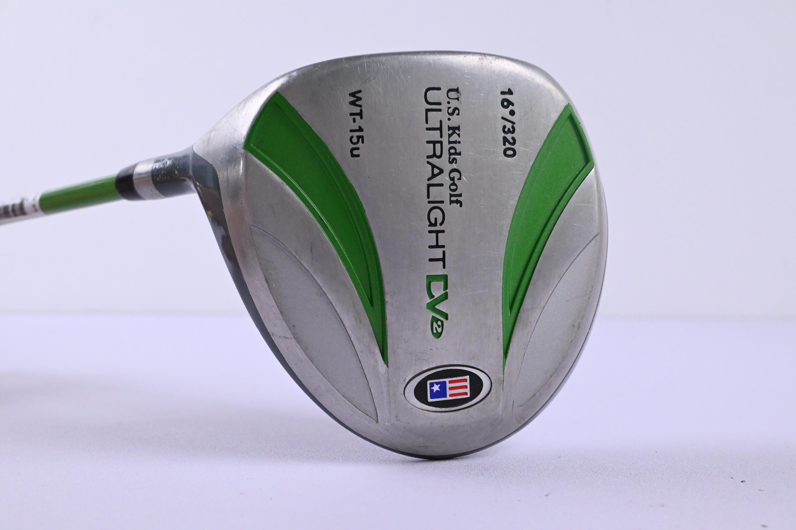 Left Hand U.S Kids Golf Ultralight DV2 Driver / 16 Degree / Junior Flex WT-15
