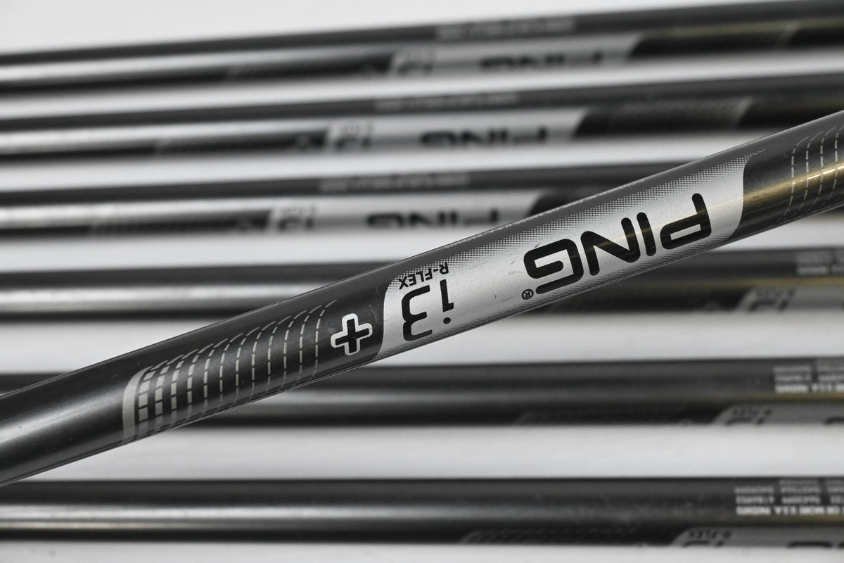 Ping i3+ Irons / 3-PW+SW / Red Dot / Regular Flex Ping i3+ Shafts