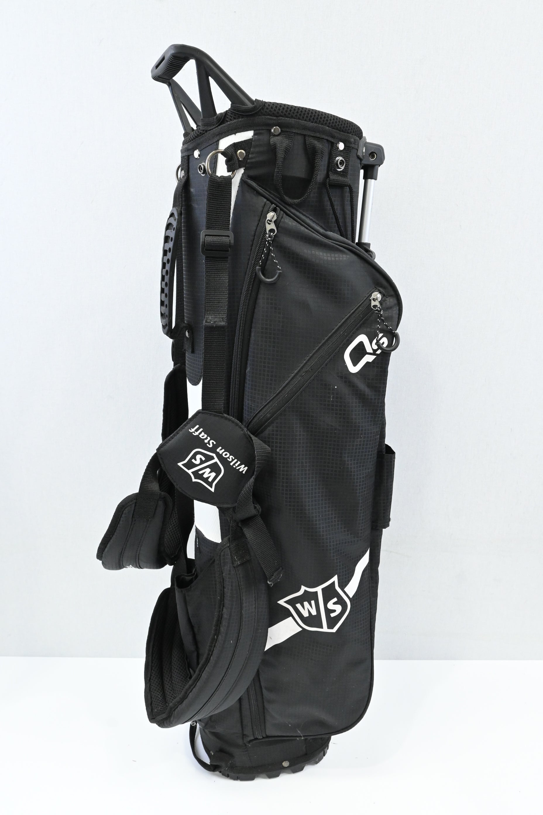 Wilson Staff QS Stand Bag / 3-Way Divider / Black, White