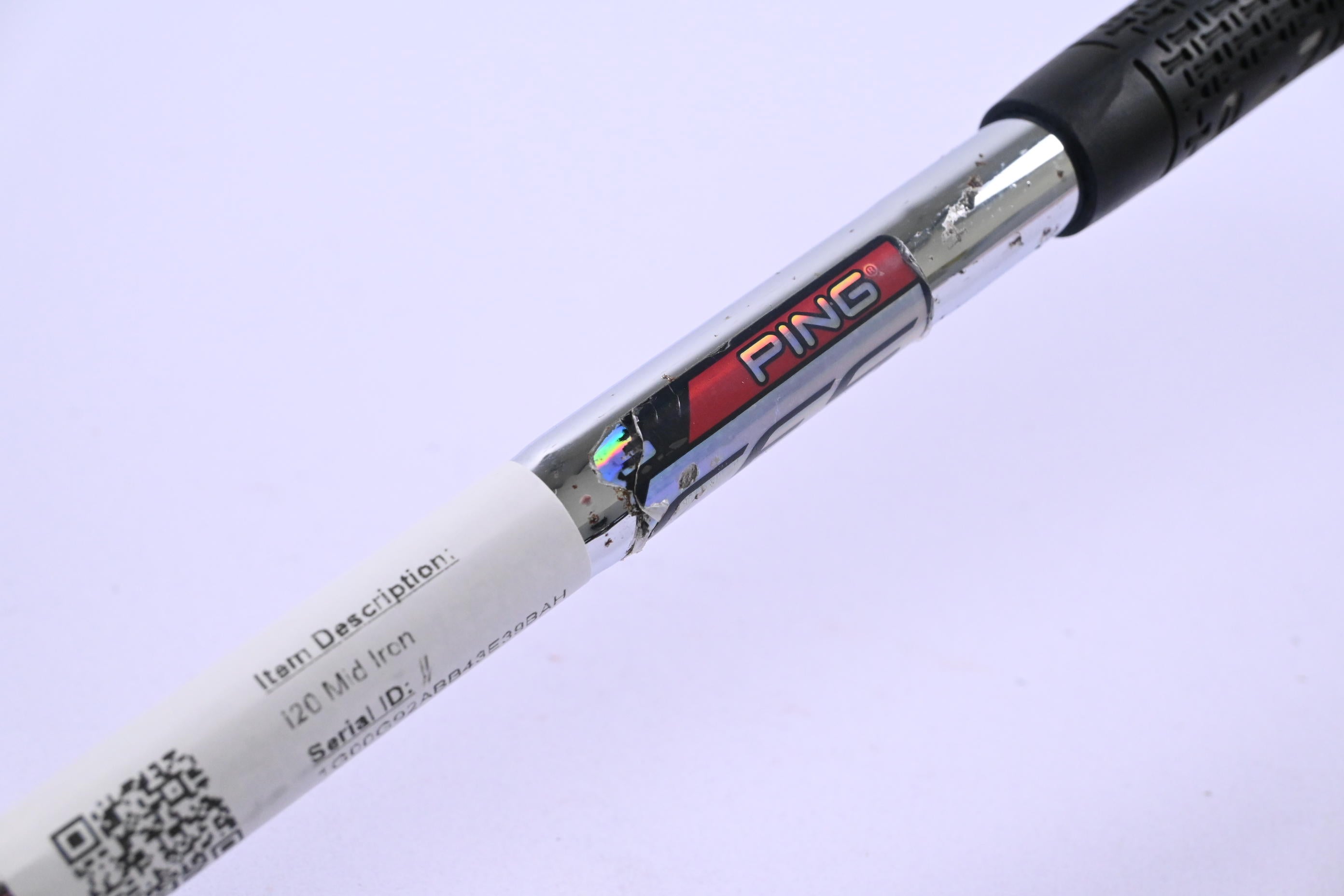 Ping i20 #7 Iron / Black Dot / Stiff Flex Ping CFS Shaft