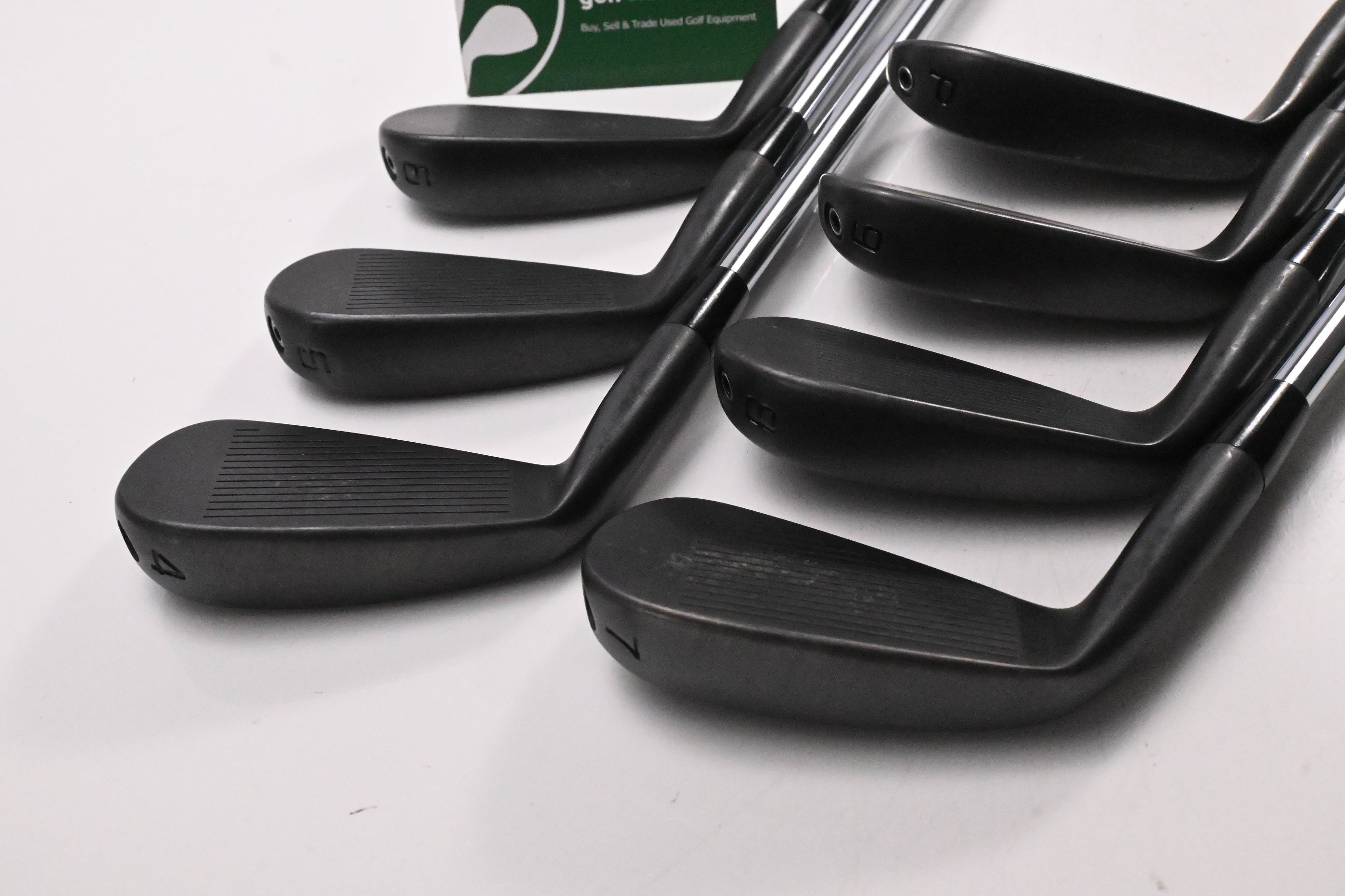 Cobra King Forged Tec 2023 Black Irons / 4-PW / Stiff Flex KBS $-Taper Lite