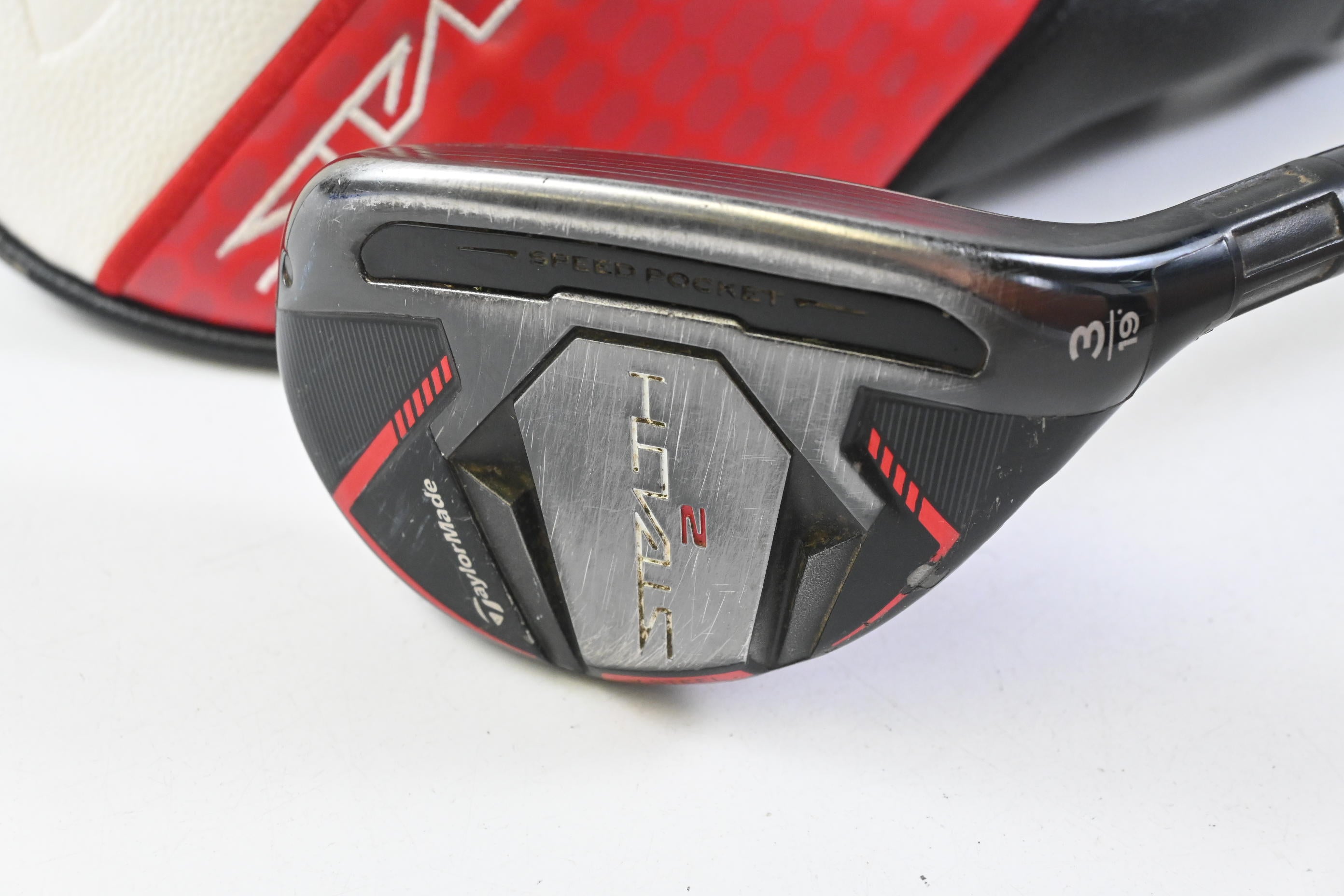 Taylormade Stealth 2 #3 Hybrid / 19 Degree / Stiff Flex Ventus TR Red 7 Shaft