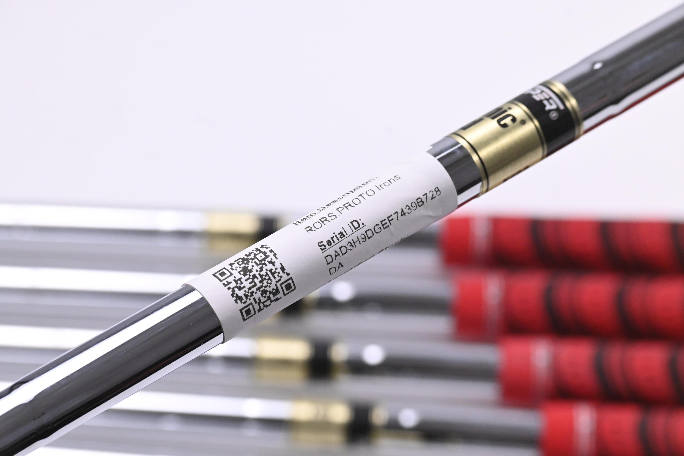 Taylormade RORS.PROTO Irons / 4-PW / X-Flex Dynamic Gold X100 Shafts
