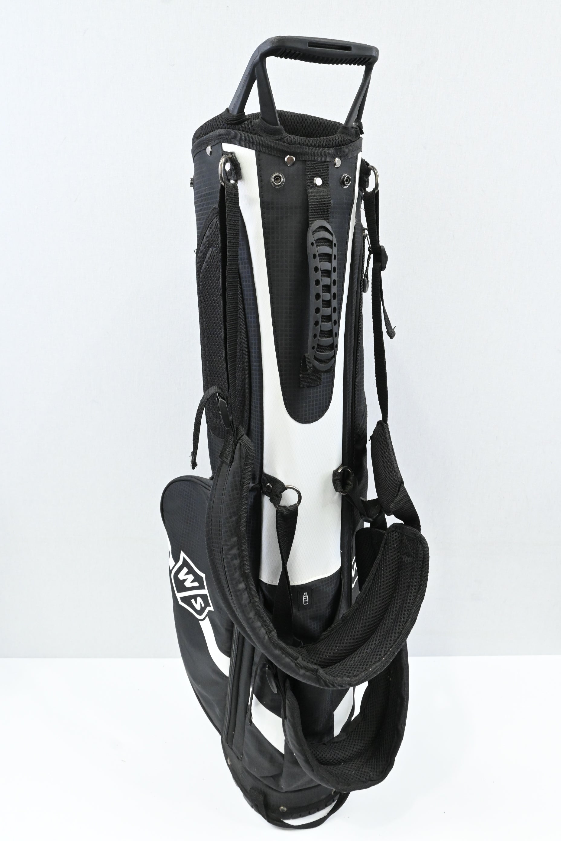Wilson Staff QS Stand Bag / 3-Way Divider / Black, White