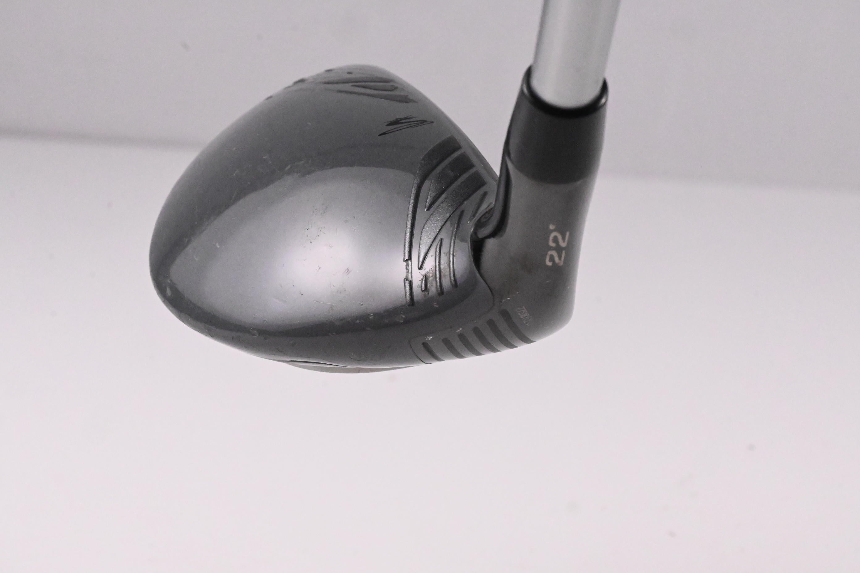 Left Hand Cobra King F8 #4 Hybrid / 22 Degree / Regular Flex Aldila Rogue Pro 75 Shaft