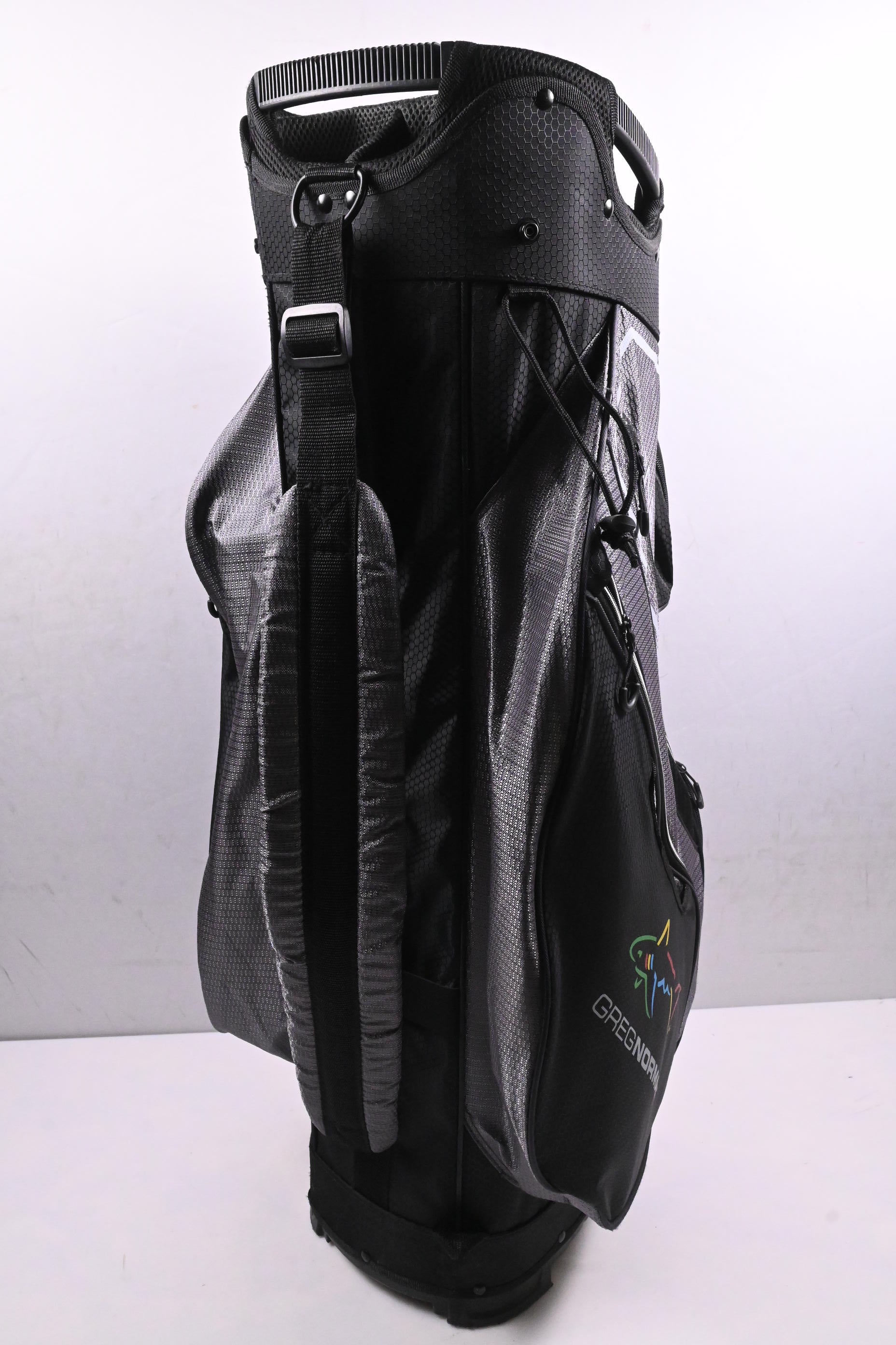 Greg Norman GN21 Cart Bag / 14-Way Divider / Black, Grey