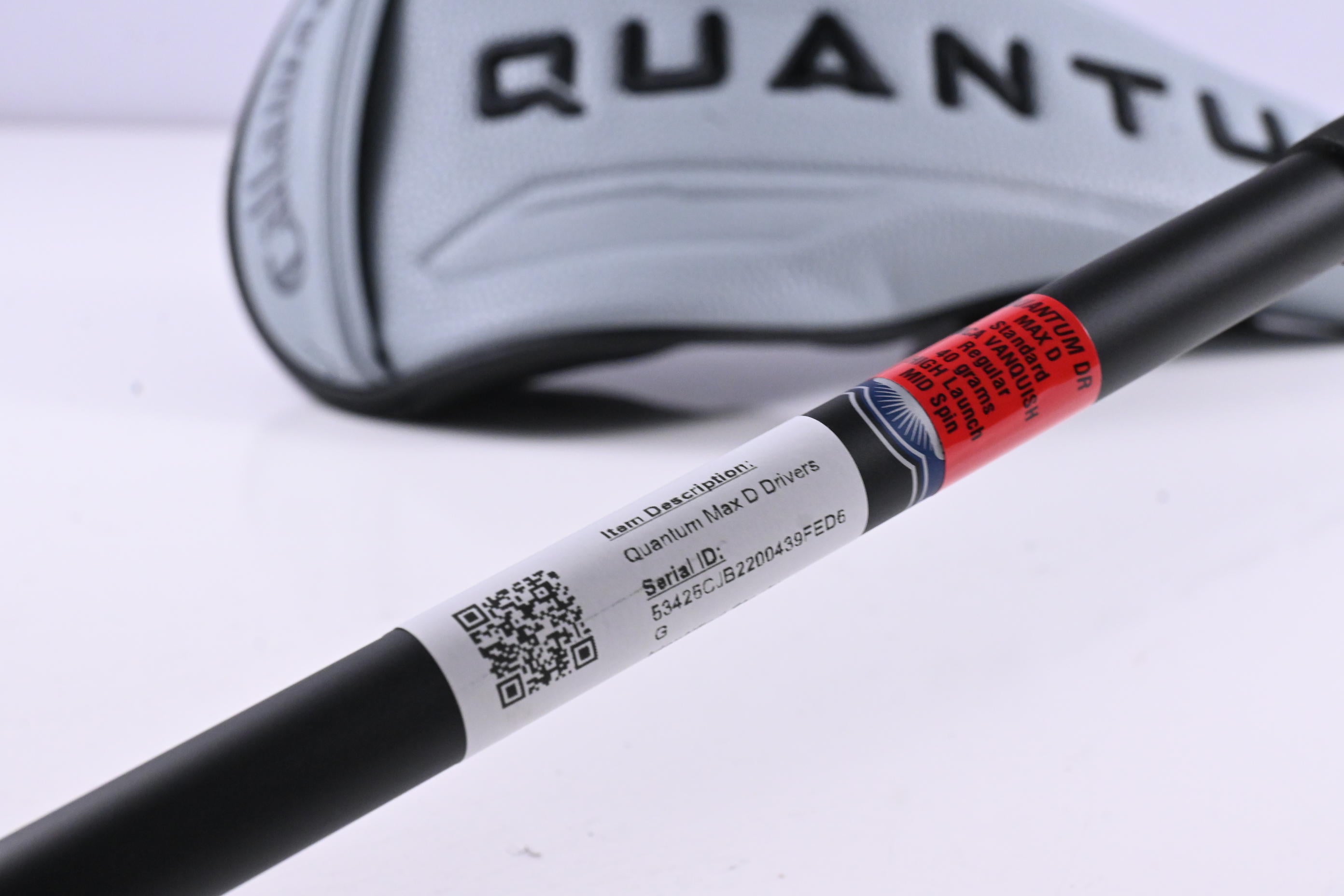 Callaway Quantum Max D Driver / 12 Degree / Regular Flex Vanquish 4 Shaft