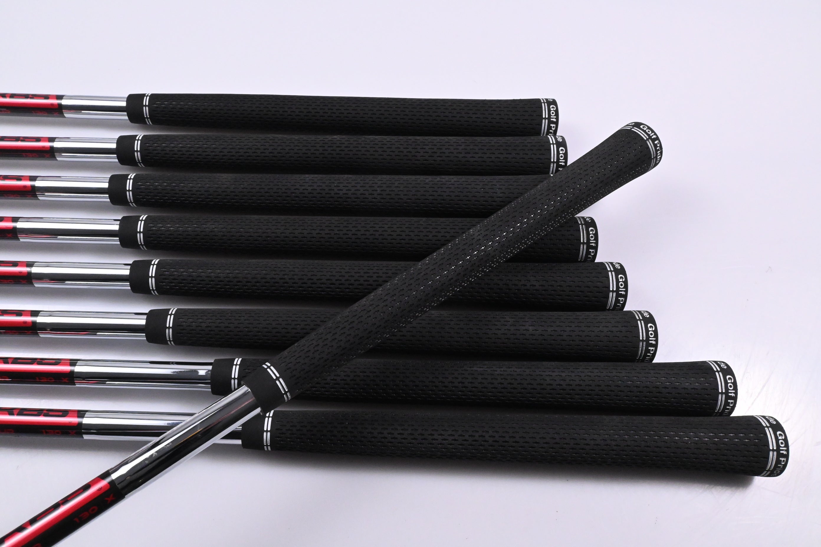 Left Hand Ping G440 Irons / 4-PW+UW+52° / Green Dot / X-Flex KBS Tour 130 Shafts