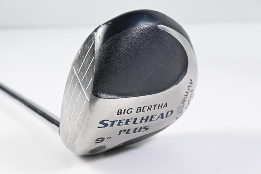 Left Hand Callaway Steelhead Plus Driver / 9 Degree / Stiff Flex Steelhead Shaft