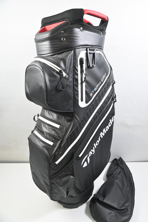 Taylormade Storm Dry Cart Bag / 14-Way Divider / Black, White