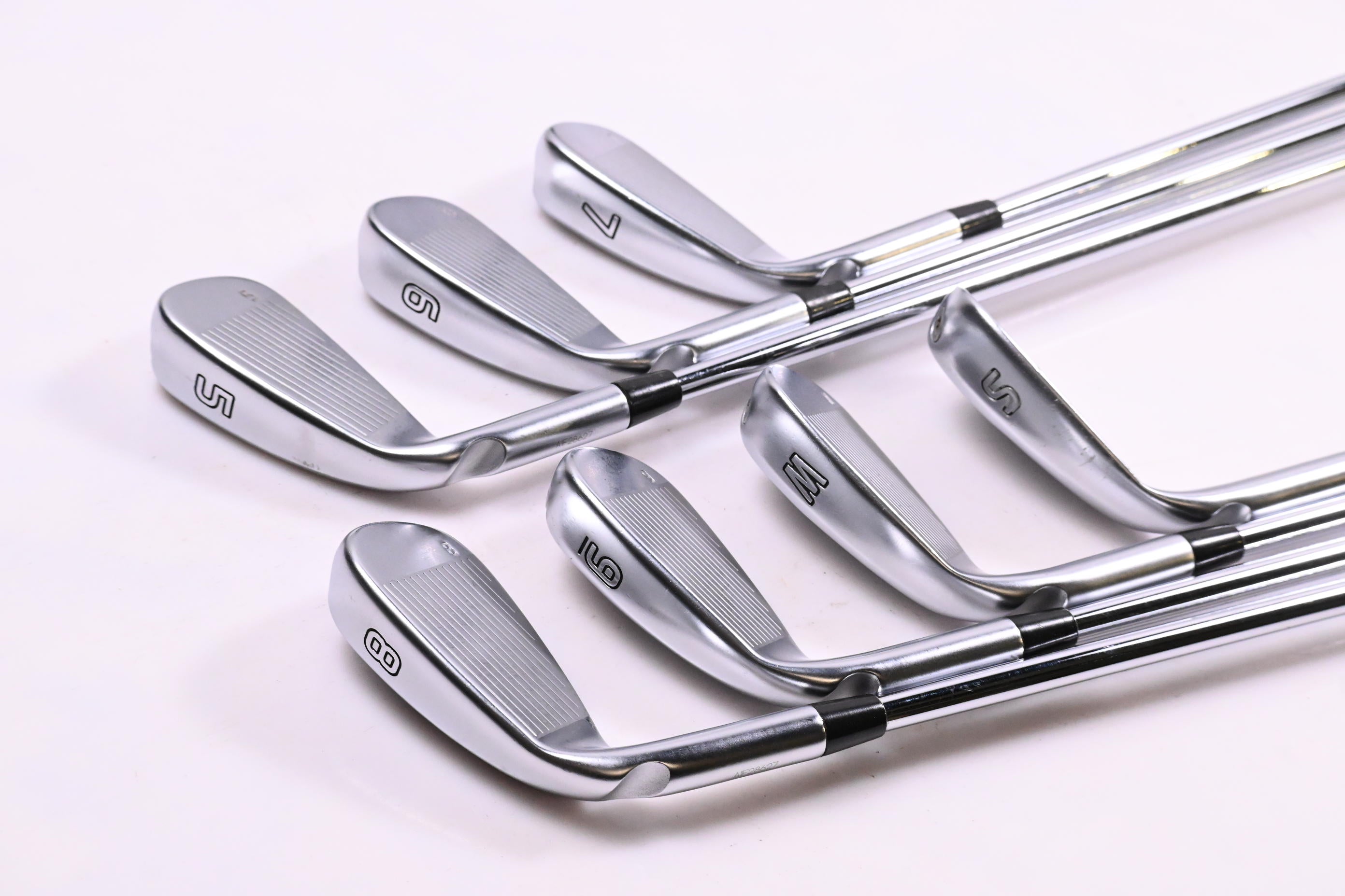 Ping G410 Irons / 5-PW+SW / Green Dot / Regular Flex Ping AWT 2.0 Shafts