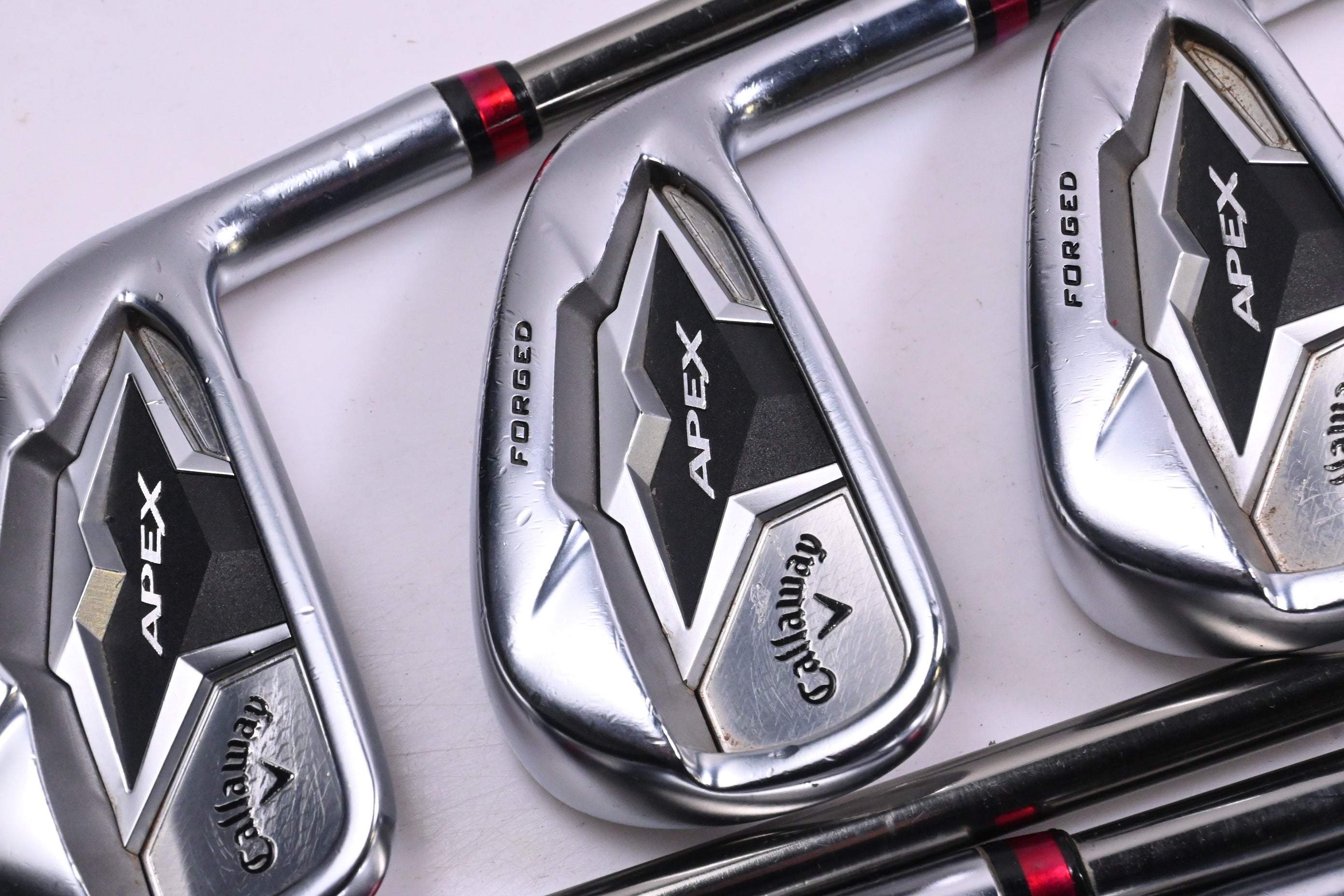 Callaway Apex 19 Irons / 4-PW / Stiff Flex UST Recoil Prototype 125 Shafts