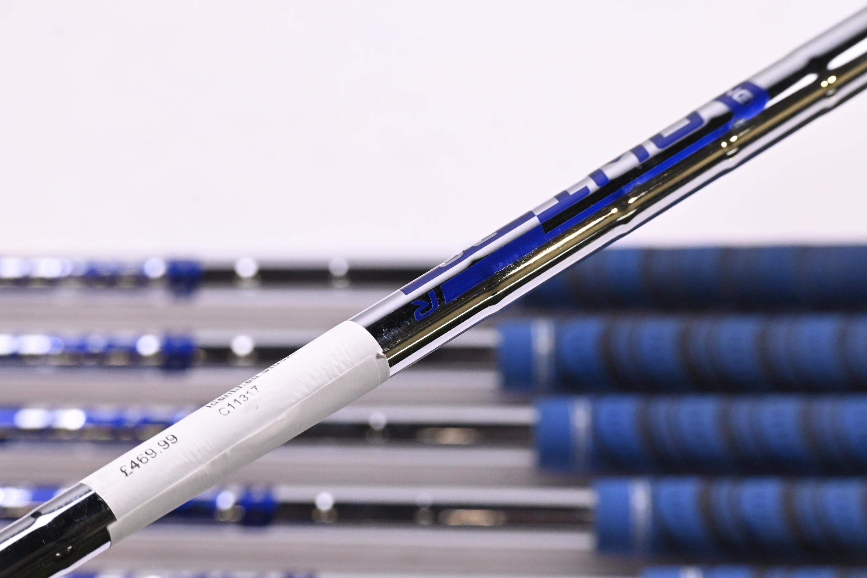 Ping G410 Irons / 5-PW+SW / Green Dot / Regular Flex Ping AWT 2.0 Shafts