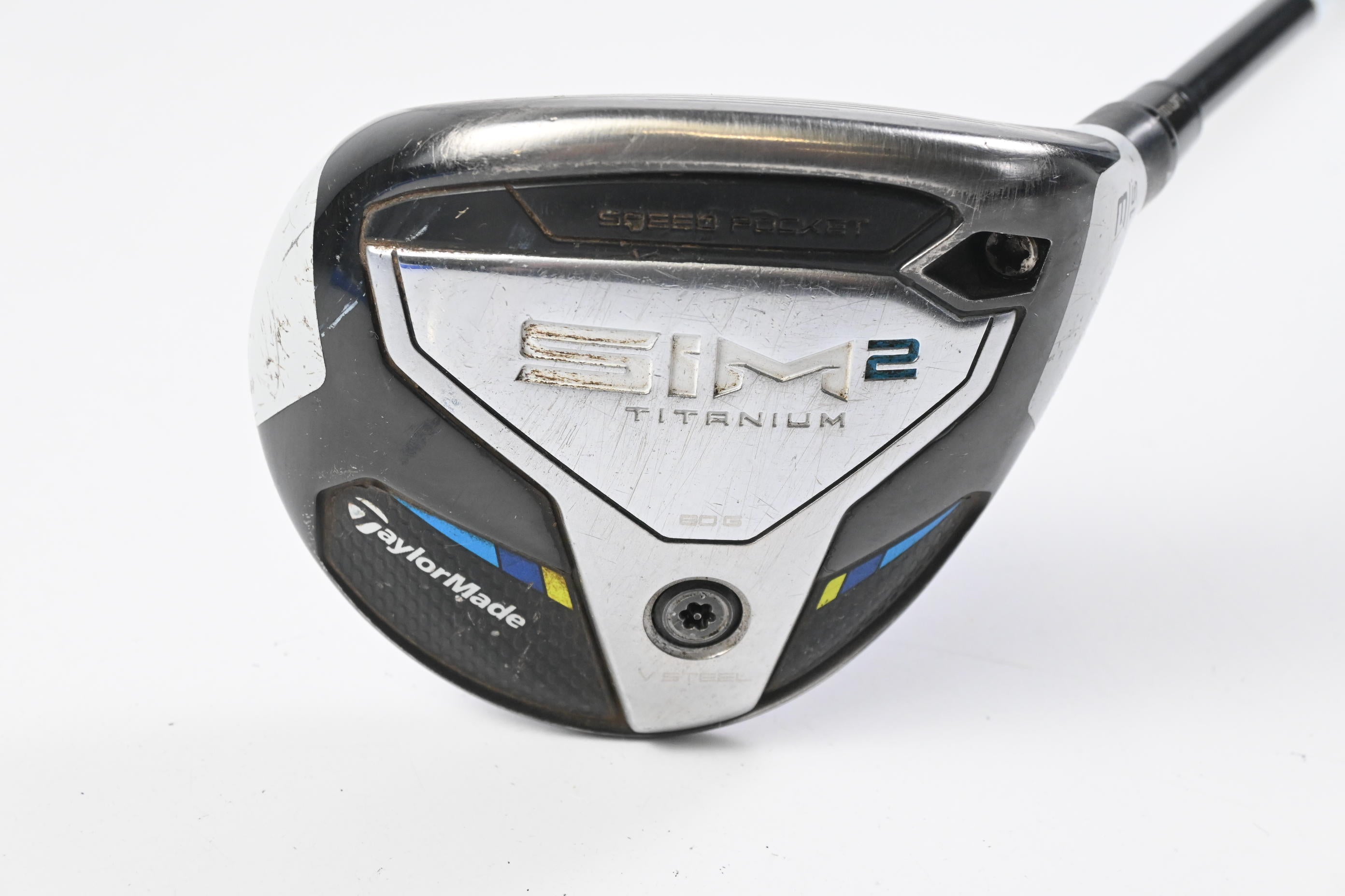 Taylormade SIM2 Ti #3 Wood / 15 Degree / Stiff Flex Tensei AV Raw Blue 55 Shaft