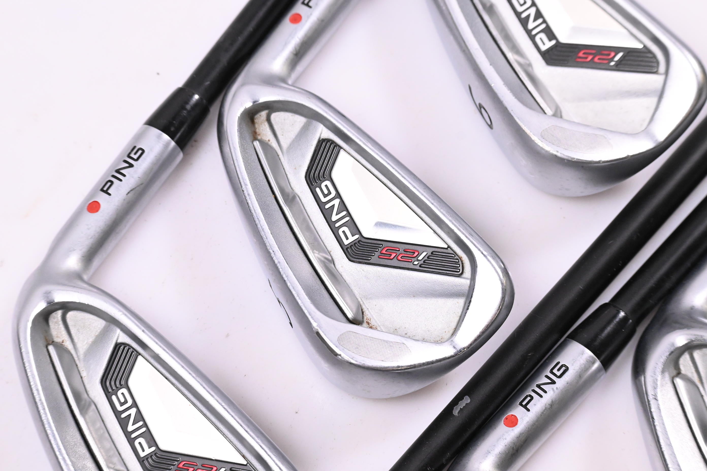 Ping i25 Irons / 4-PW / Red Dot / Regular Flex Ping TFC 189 Shafts