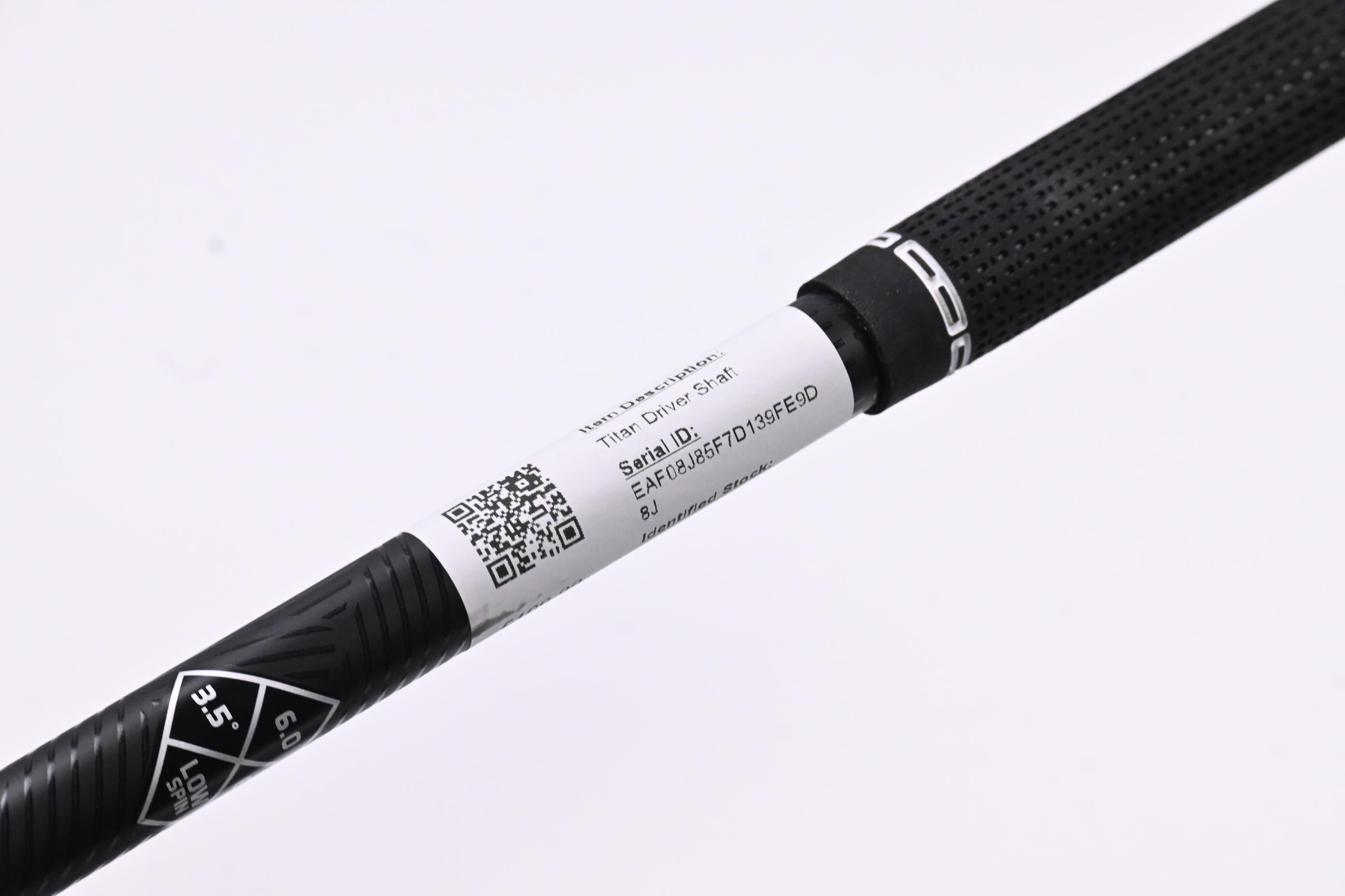 Project X Titan Black 60 Driver Shaft / Stiff Flex / Titleist Adapter