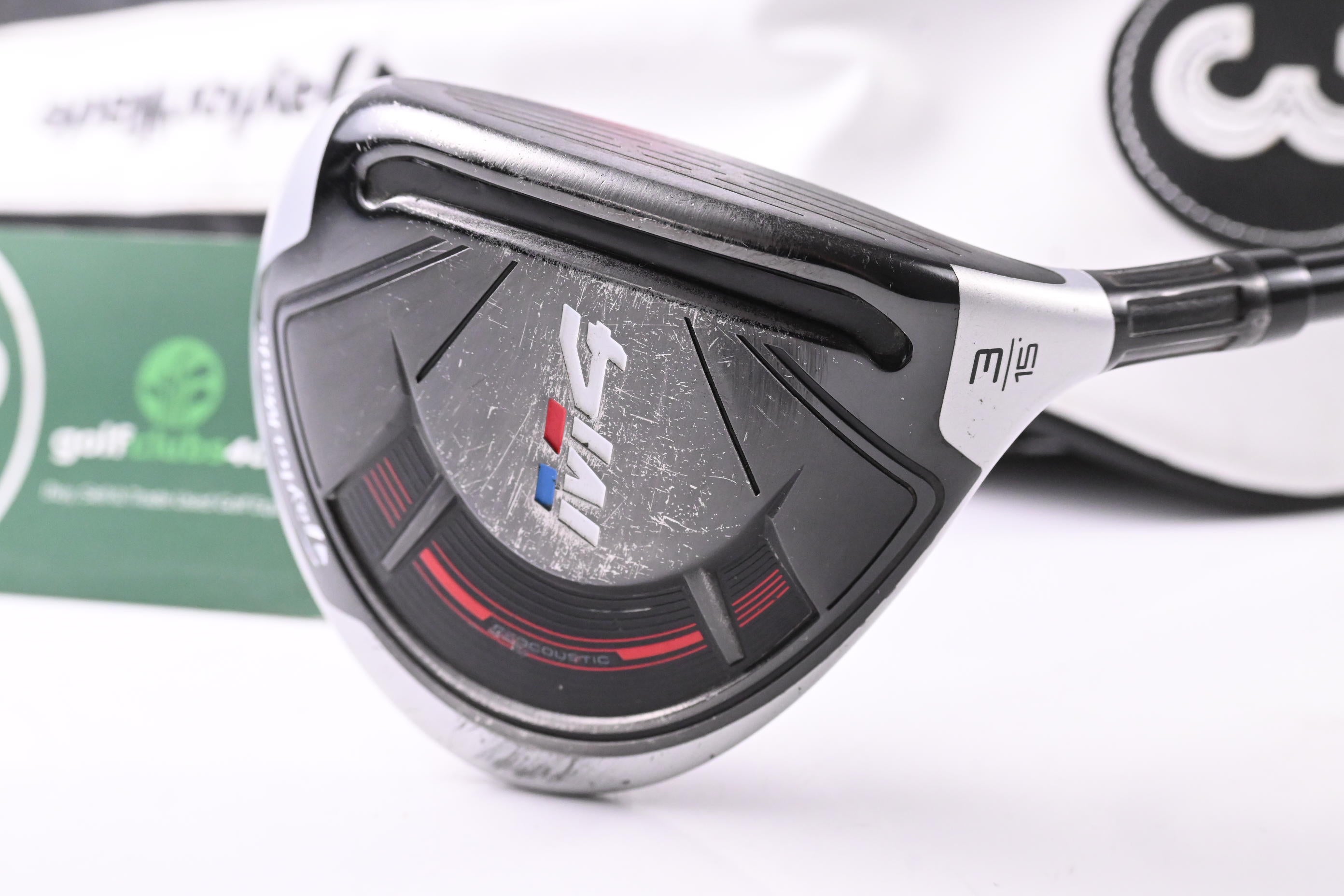 Taylormade M4 #3 Wood / 15 Degree / Stiff Flex Fujikura Atmos Red 6 Shaft