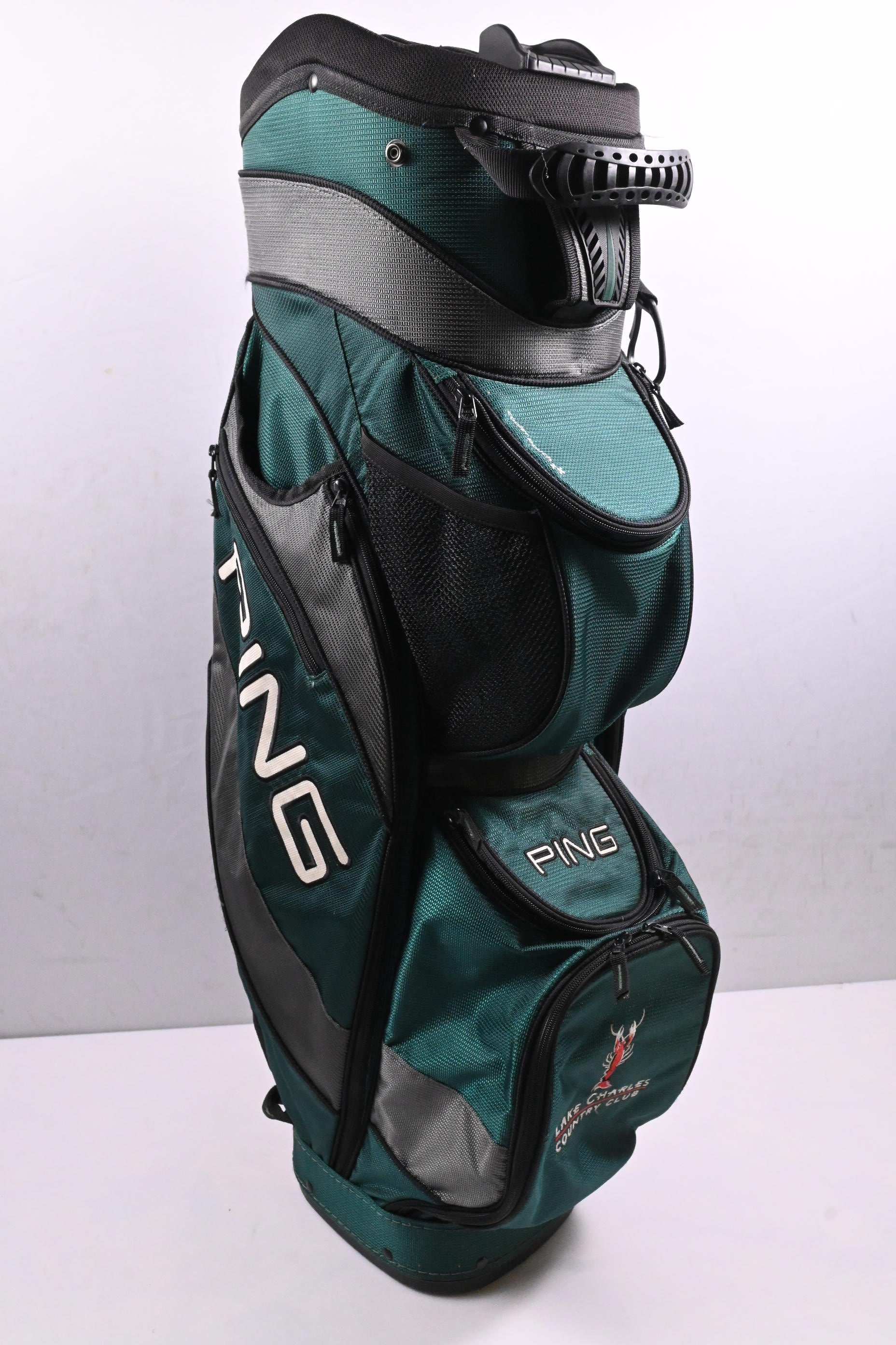Ping Traverse Cart Bag / 14-Way Divider / Green & Black