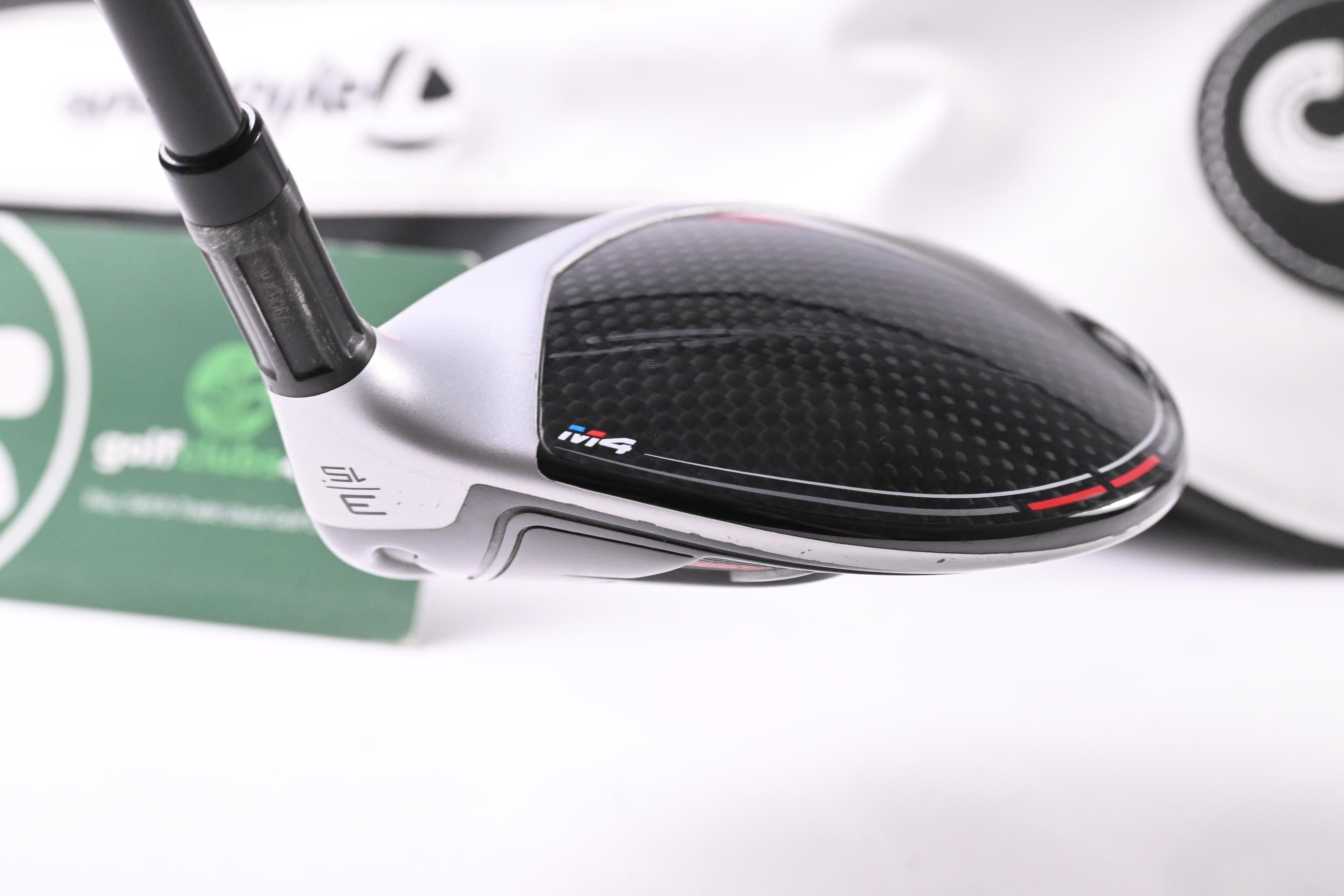 Taylormade M4 #3 Wood / 15 Degree / Stiff Flex Fujikura Atmos Red 6 Shaft