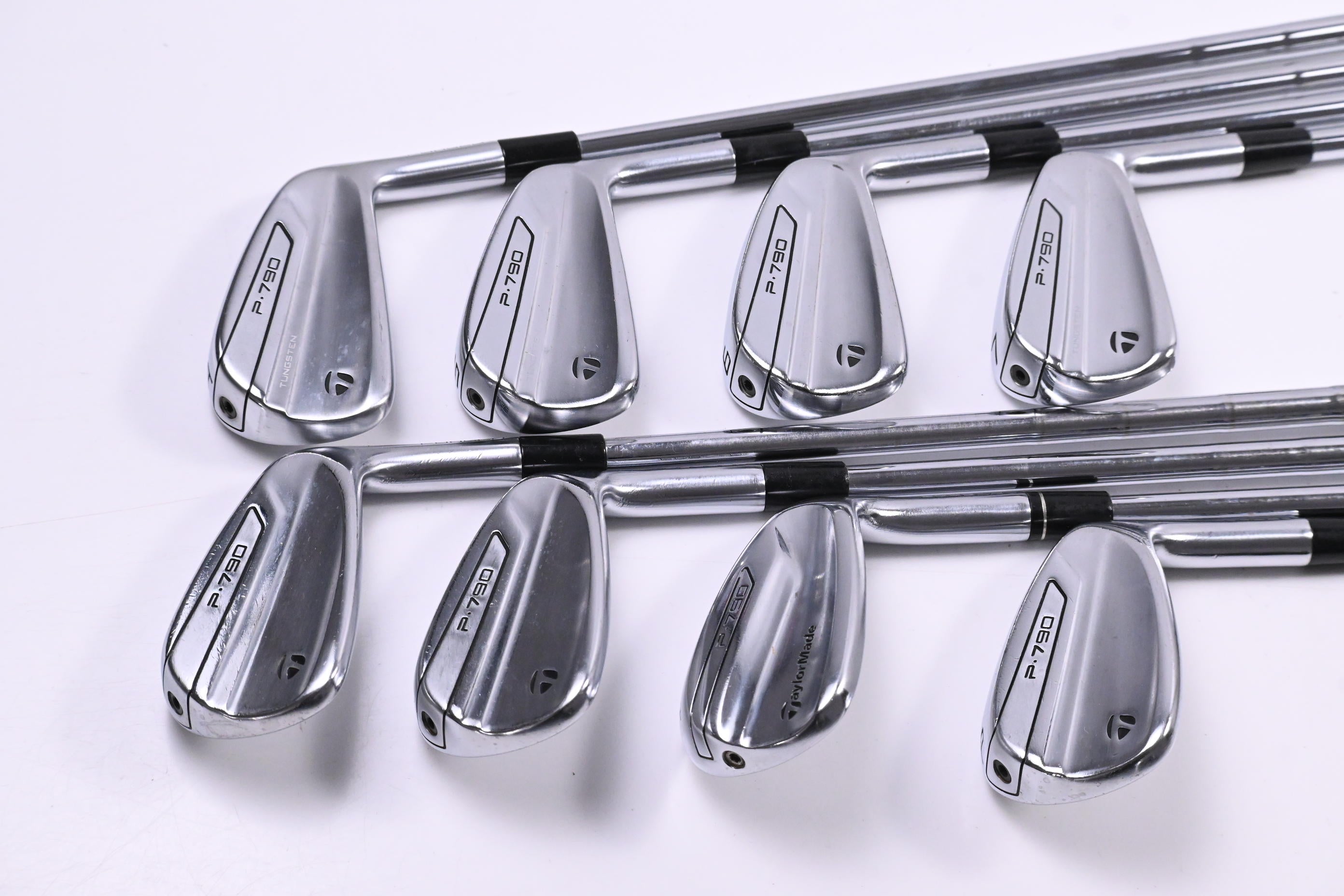 Taylormade P790 2017 Irons / 4-PW+GW / Stiff Flex KBS Tour 90 Steel Shafts