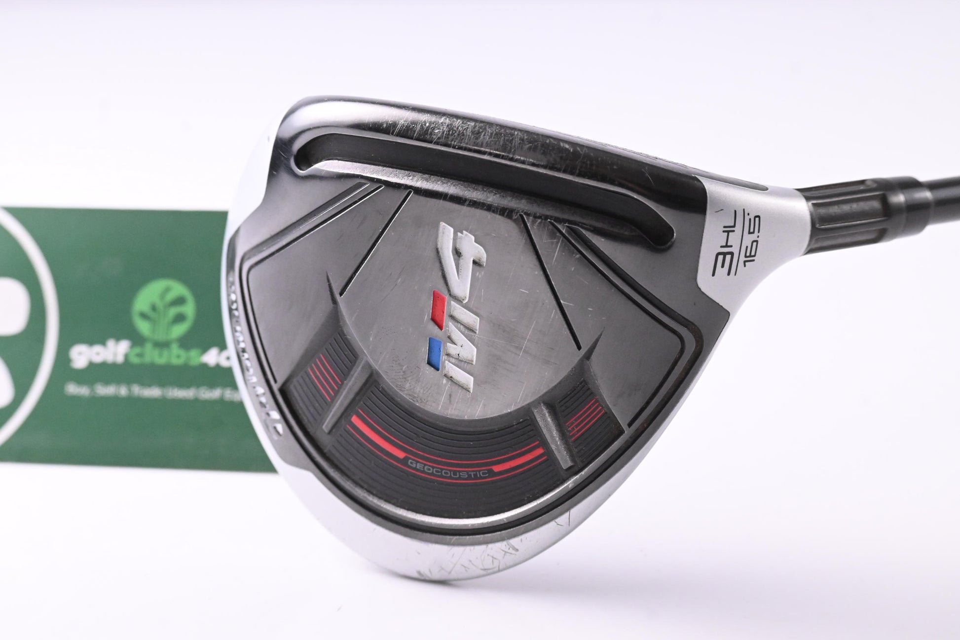 Taylormade M4 #3HL Wood / 16.5 Degree / Regular Flex Fujikura Atmos Red 5 Shaft