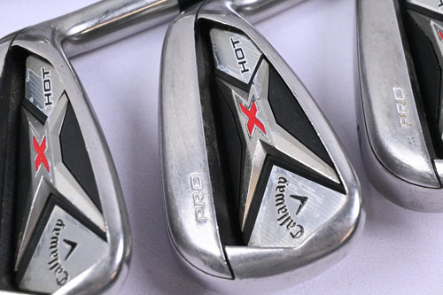 Callaway X Hot Pro Irons / 5-PW / Regular Flex Project X Flighted 95 Shafts