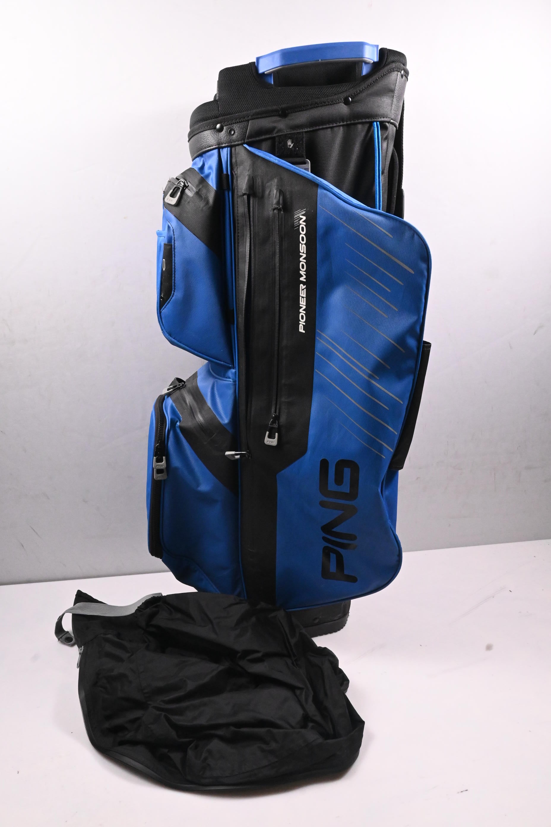Ping Pioneer Monsoon Cart Bag / 15-Way Divider / Blue & Black