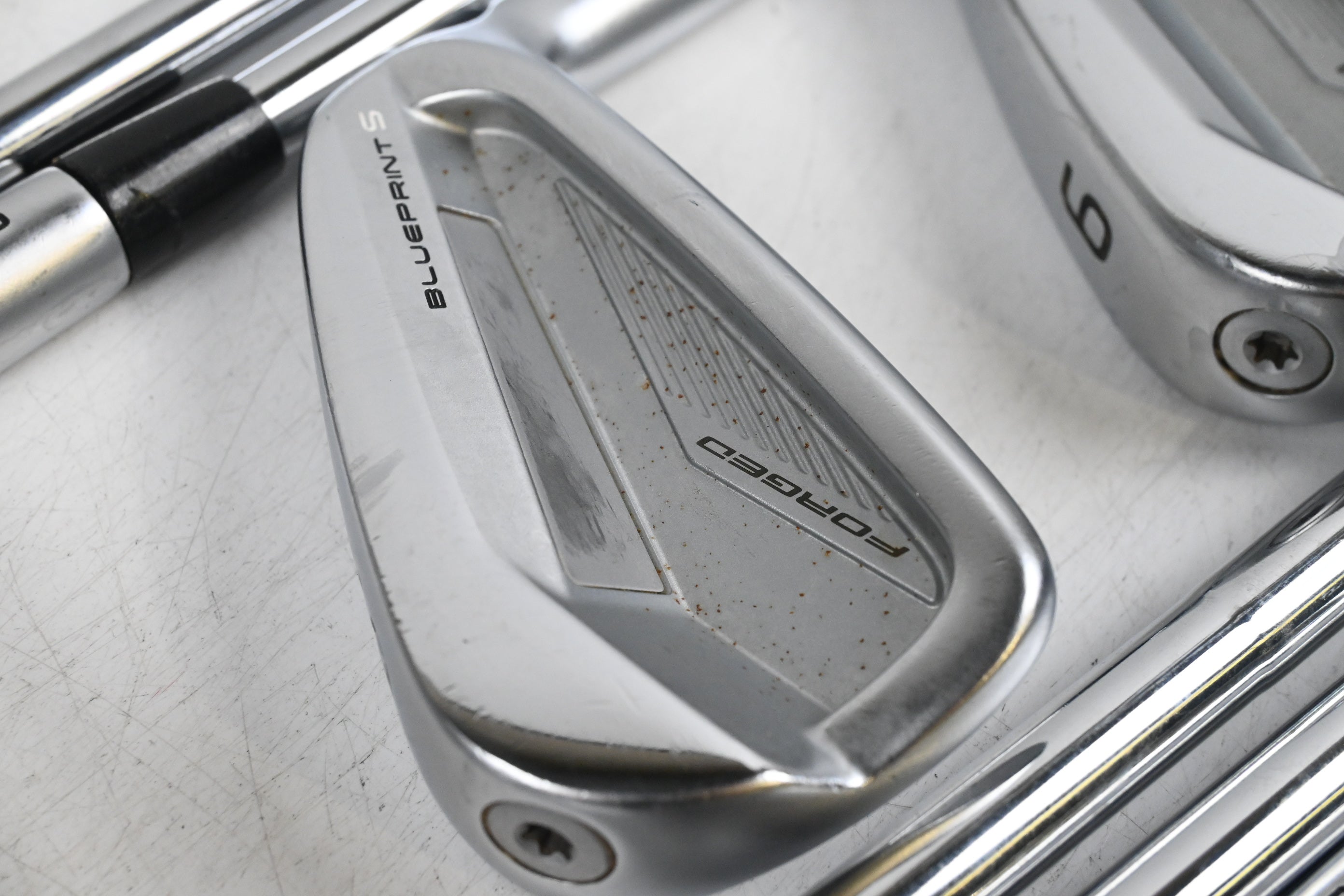 Ping Blueprint S Irons / 3-PW / Blue Dot / Stiff Flex KBS Tour 130 Shafts