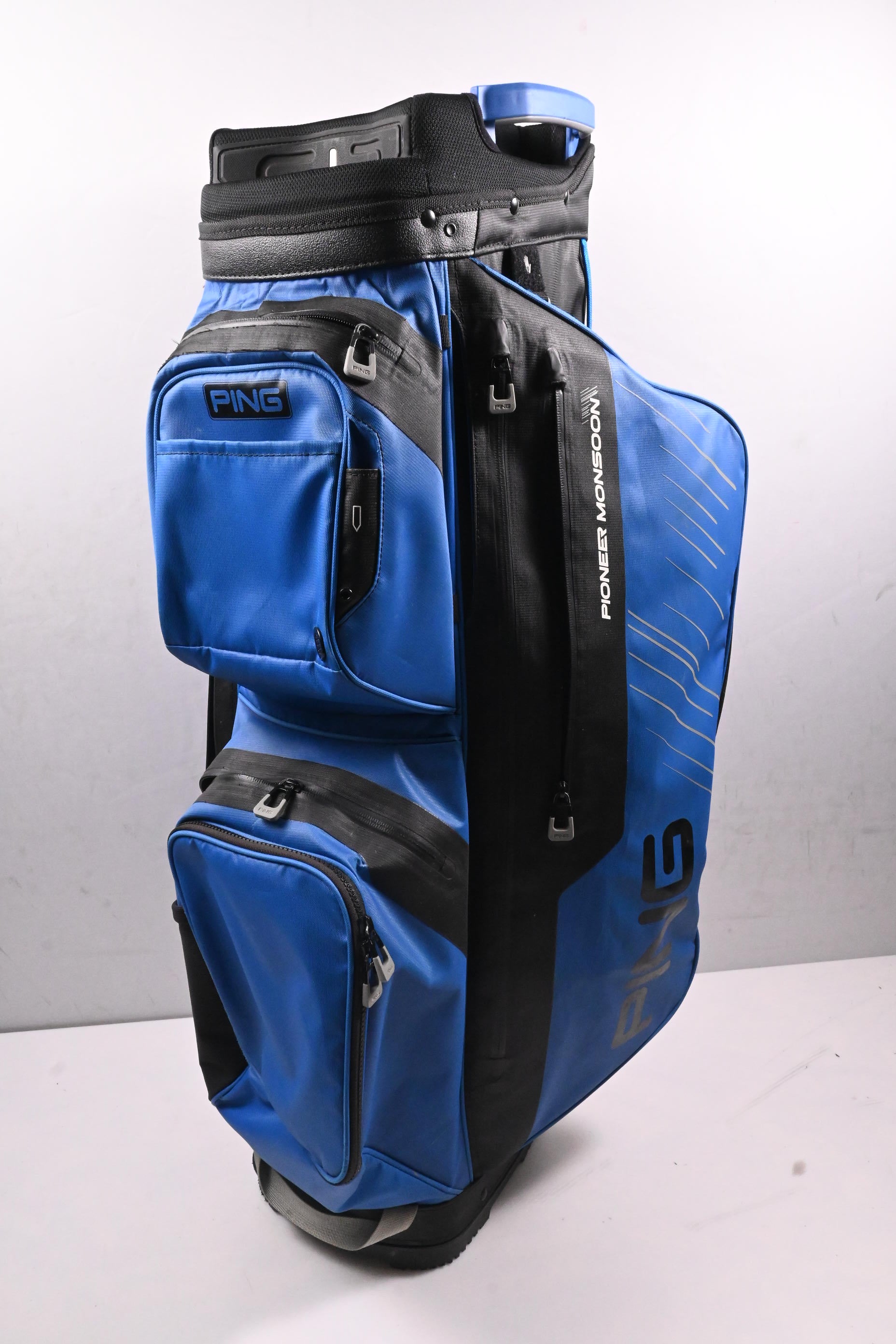 Ping Pioneer Monsoon Cart Bag / 15-Way Divider / Blue & Black