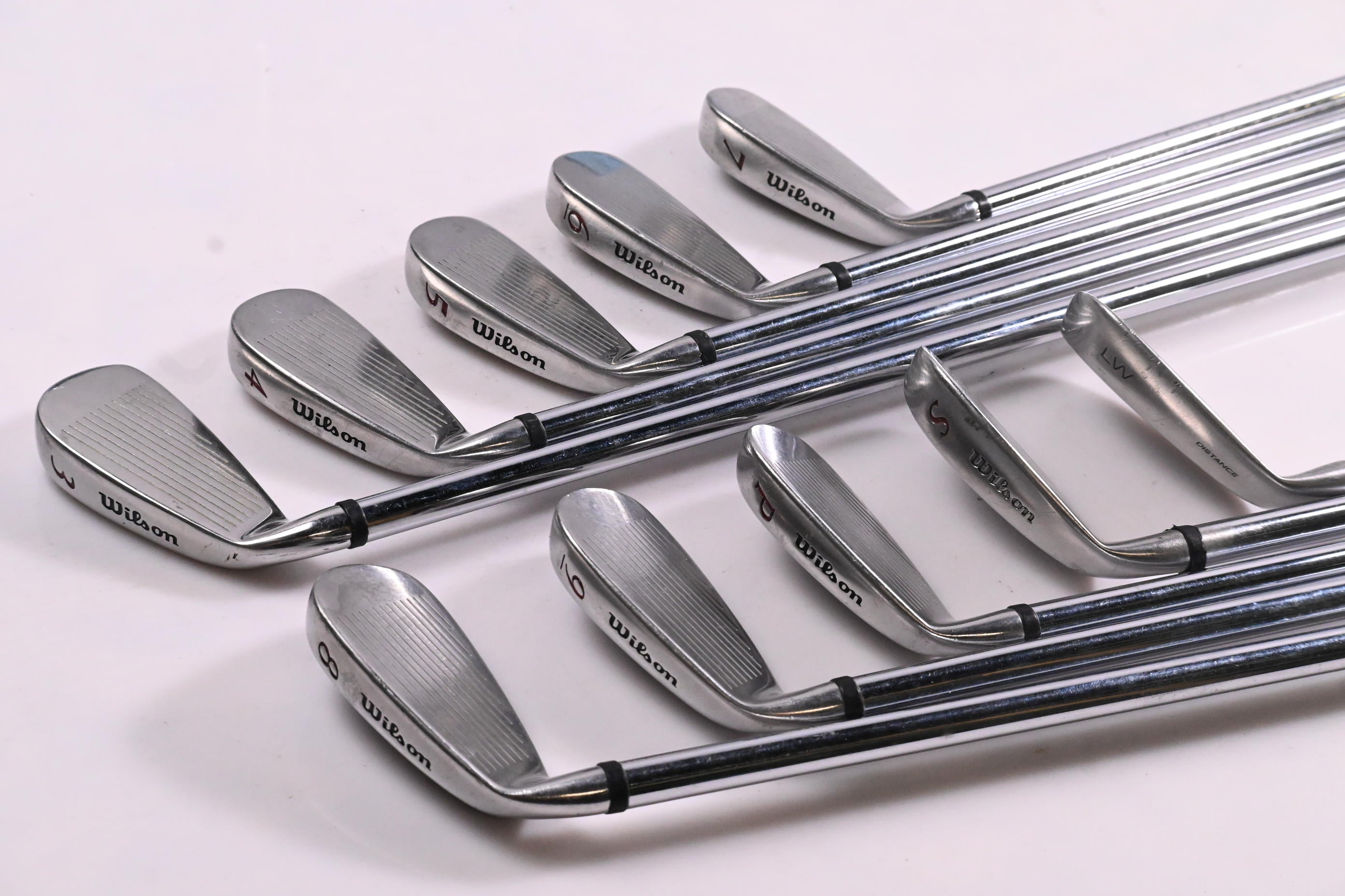 Wilson Deep Red Irons / 3-PW+SW+LW / Regular Flex Wilson Shafts