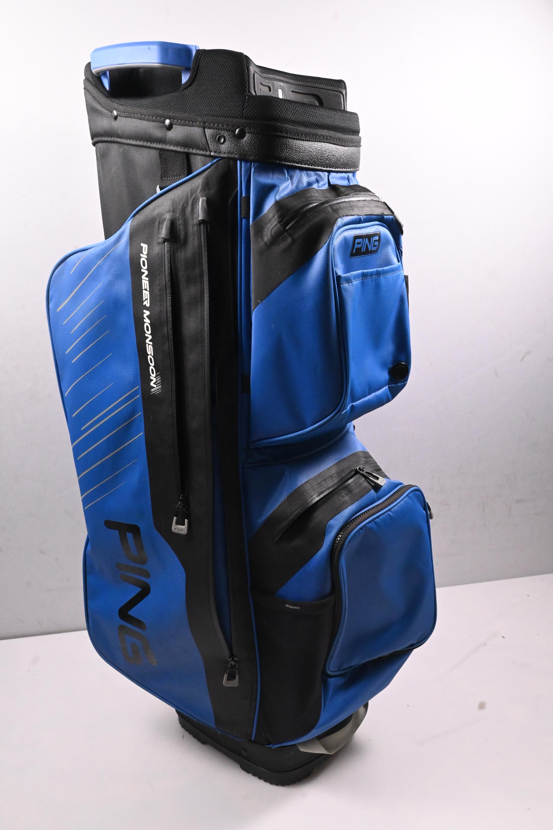 Ping Pioneer Monsoon Cart Bag / 15-Way Divider / Blue & Black