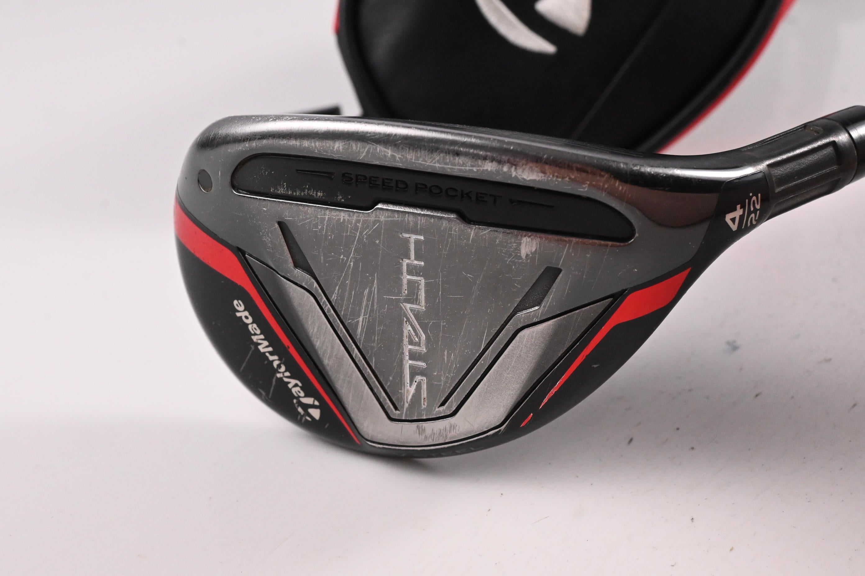 Taylormade Stealth #4 Hybrid / 22 Degree / Regular Flex Ventus Red 6 Shaft