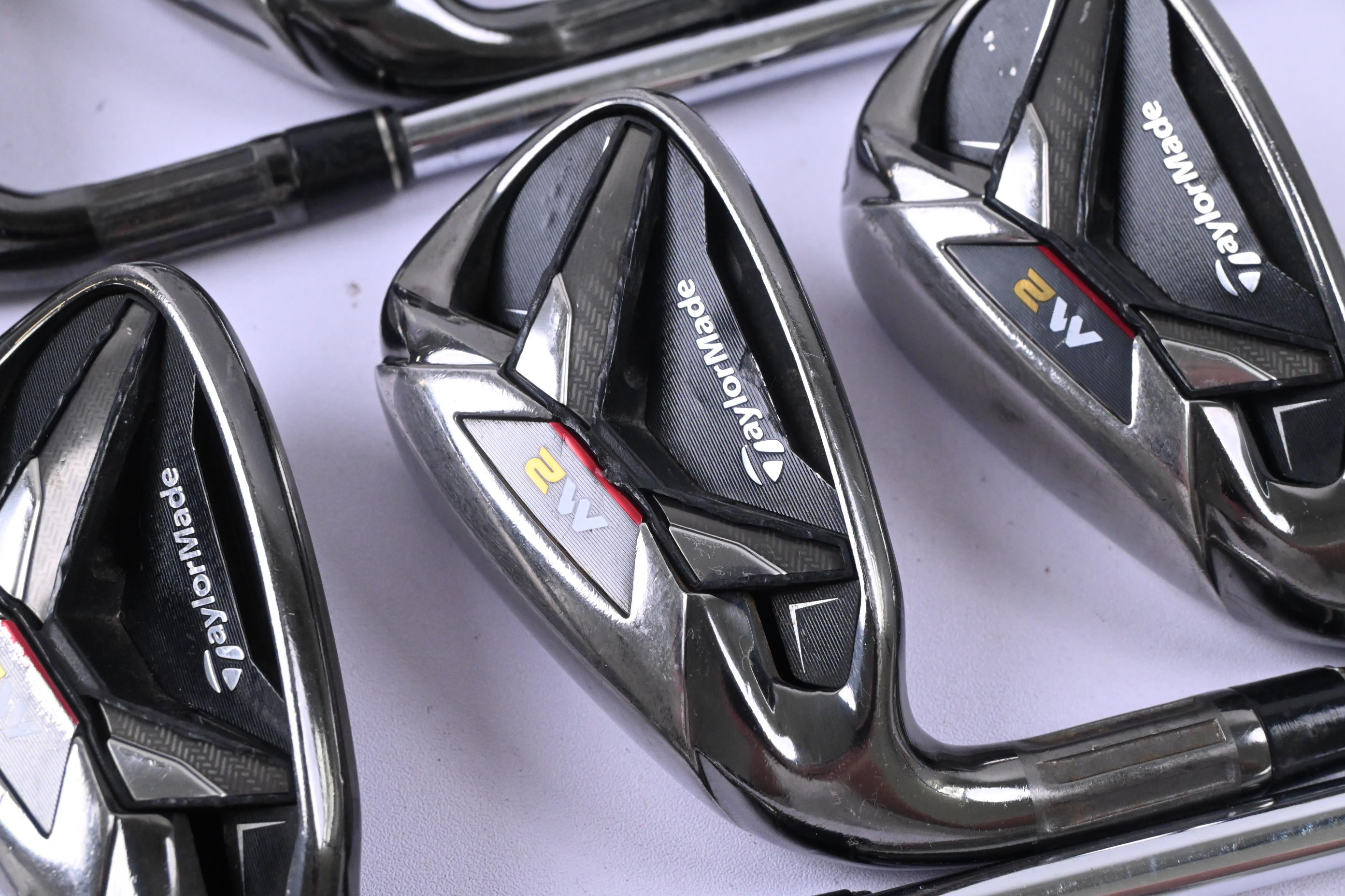 Left Hand Taylormade M2 2016 Irons / 5-PW / Stiff Flex REAX 88 Shafts