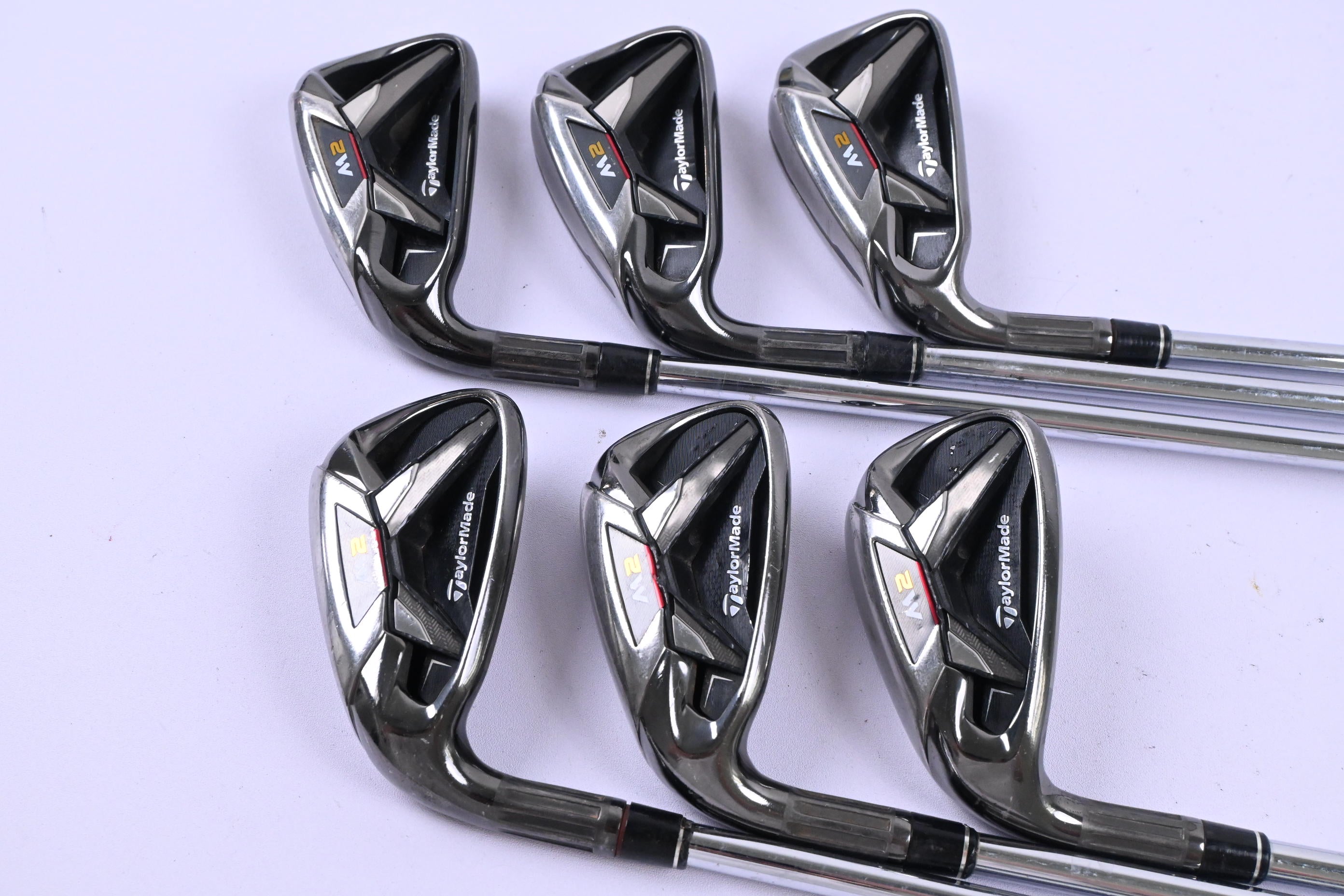 Left Hand Taylormade M2 2016 Irons / 5-PW / Stiff Flex REAX 88 Shafts